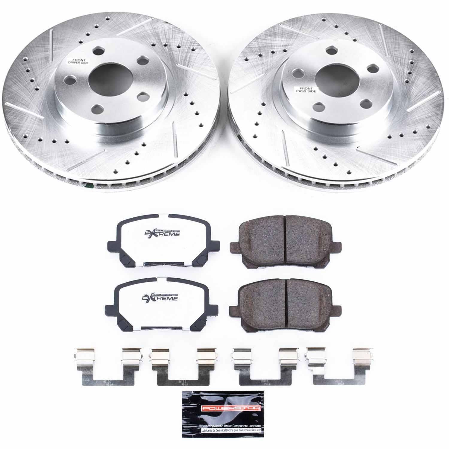 Power Stop - K2316-26 - Front - Disc Brake Pad and Rotor Kit