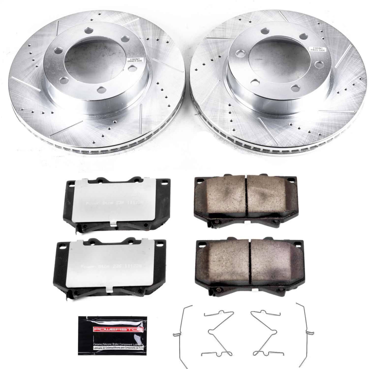 Power Stop - K2323-36 - Front - Disc Brake Pad and Rotor Kit