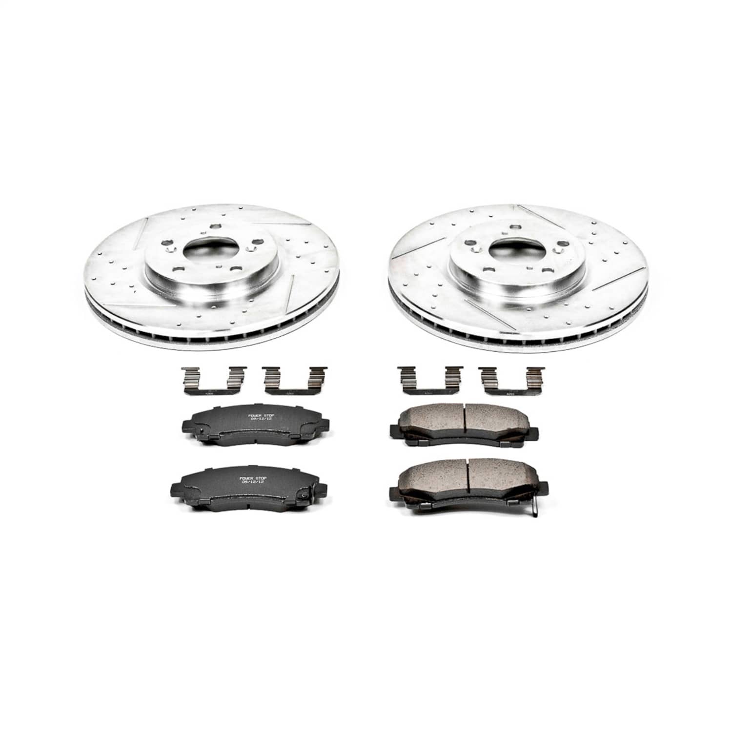 Power Stop - K2429 - Front - Disc Brake Pad and Rotor Kit