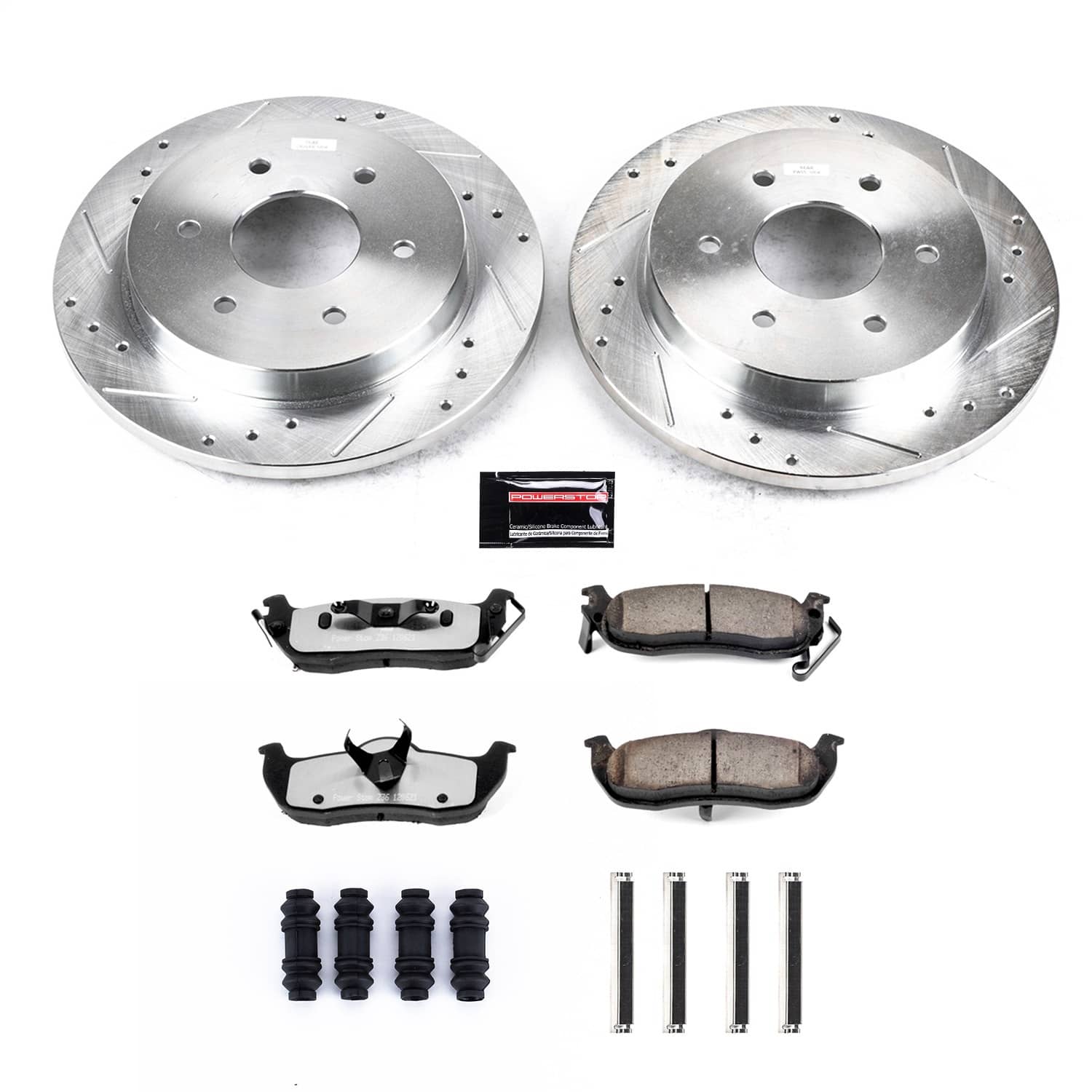 Power Stop - K2445-36 - Rear - Disc Brake Pad and Rotor Kit