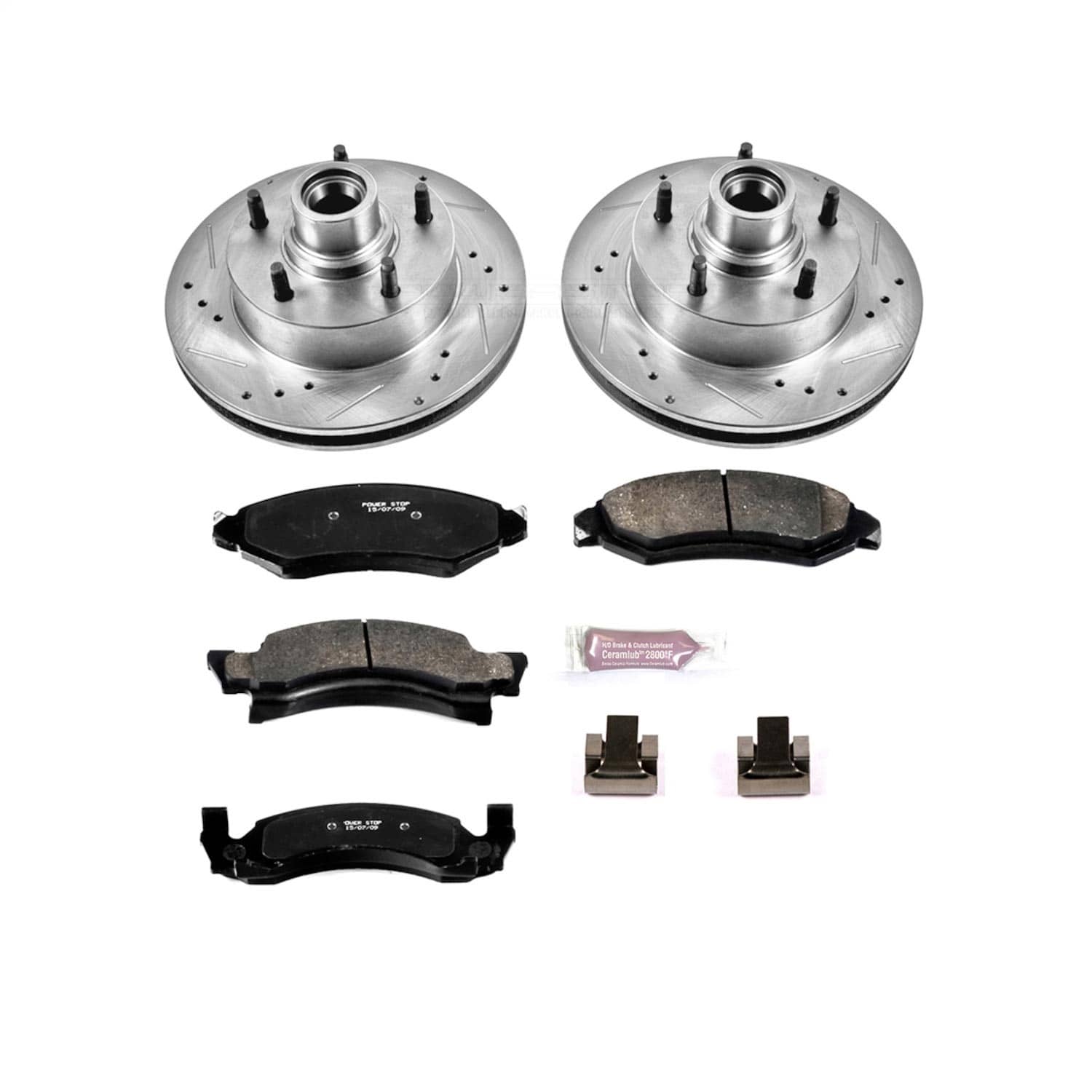 Power Stop - K2578 - Front - Disc Brake Pad and Rotor Kit