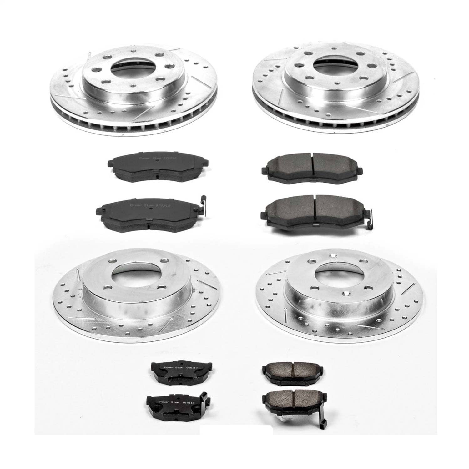 Power Stop - K2778 - Front and Rear - Disc Brake Pad and Rotor Kit