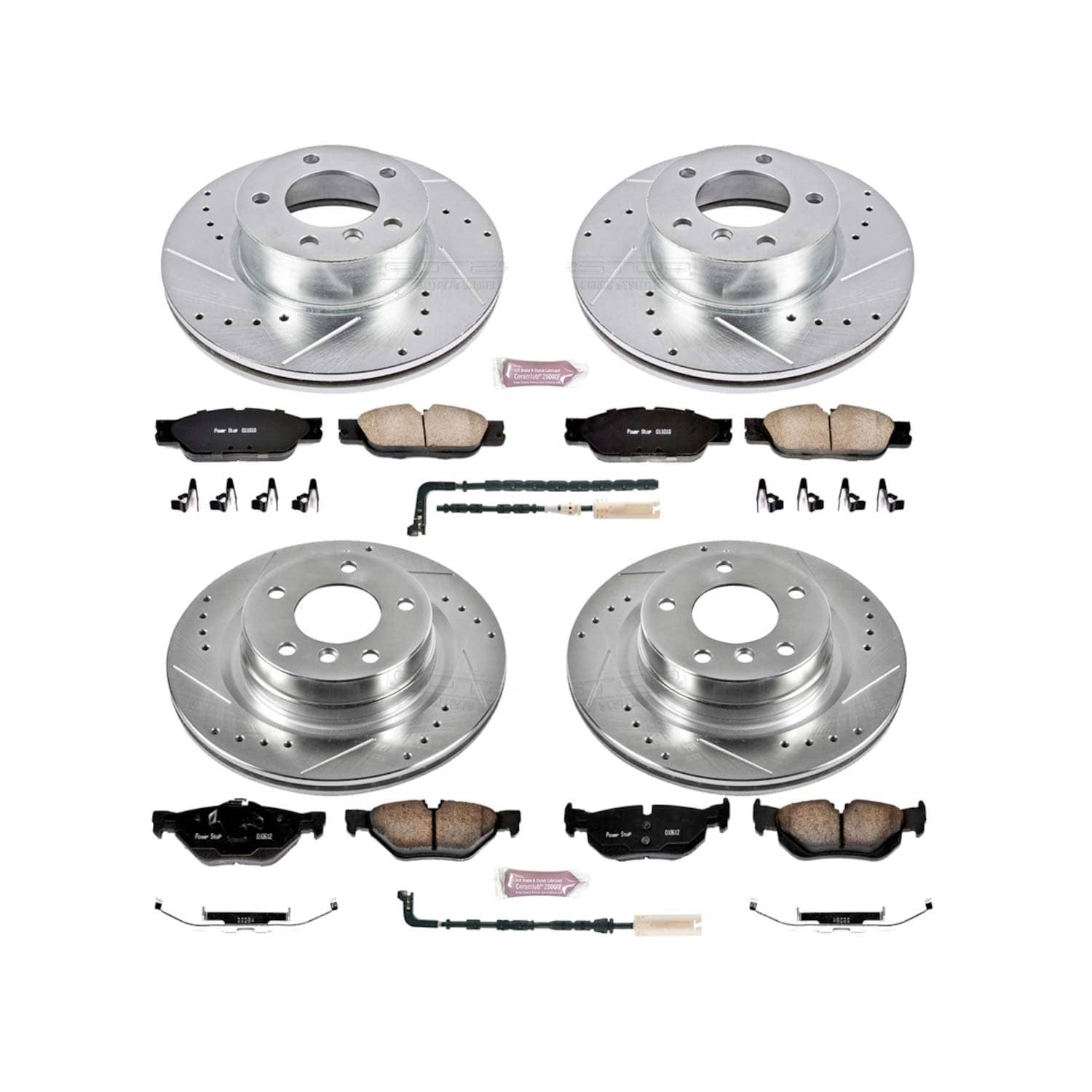 Power Stop - K2890 - Front and Rear - Disc Brake Pad and Rotor Kit