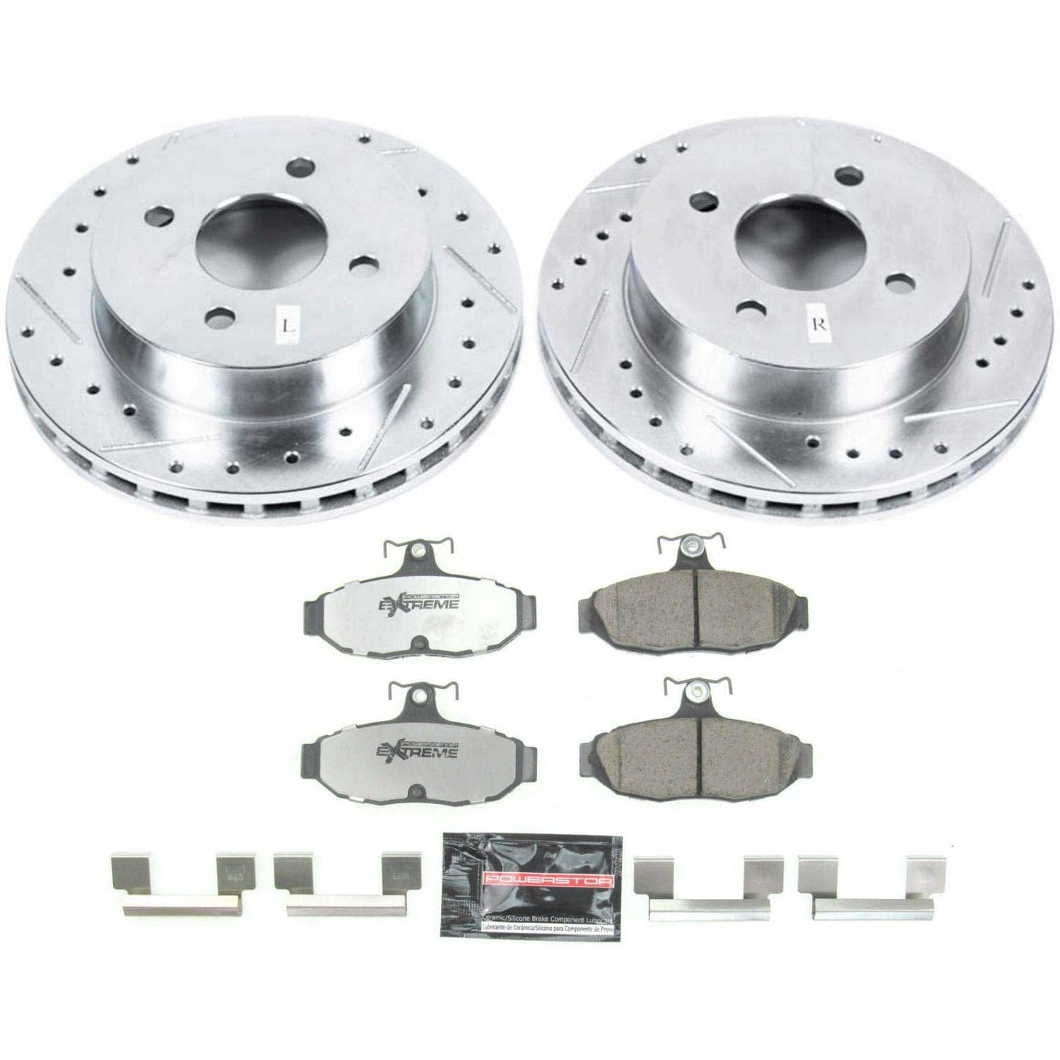 Power Stop - K2906-26 - Rear - Disc Brake Pad and Rotor Kit