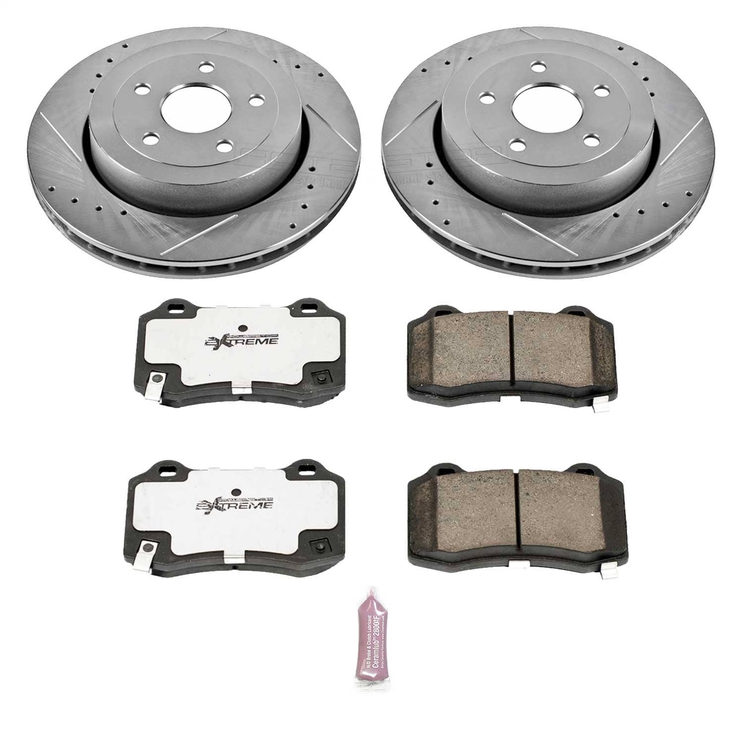 Power Stop - K2949-26 - Rear - Disc Brake Pad and Rotor Kit