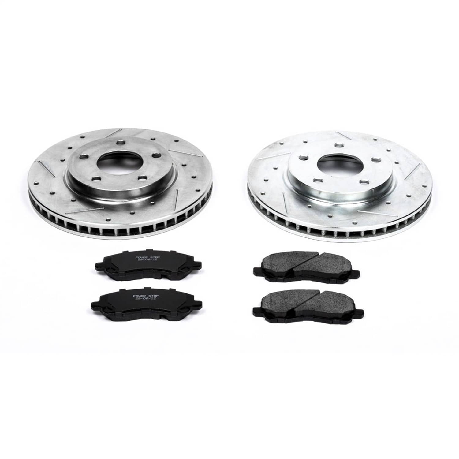 Power Stop - K2992 - Front - Disc Brake Pad and Rotor Kit