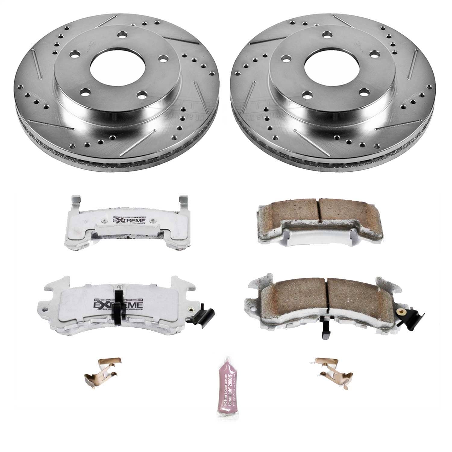 Power Stop - K3003-26 - Rear - Disc Brake Pad and Rotor Kit