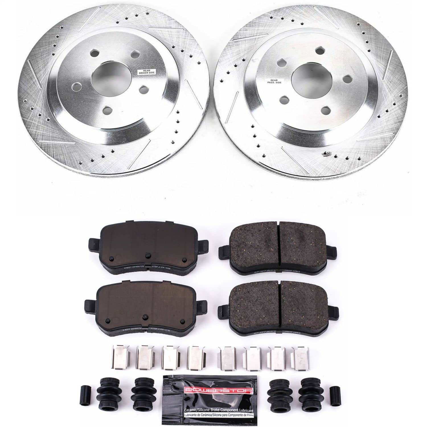 Power Stop - K3061 - Rear - Disc Brake Pad and Rotor Kit