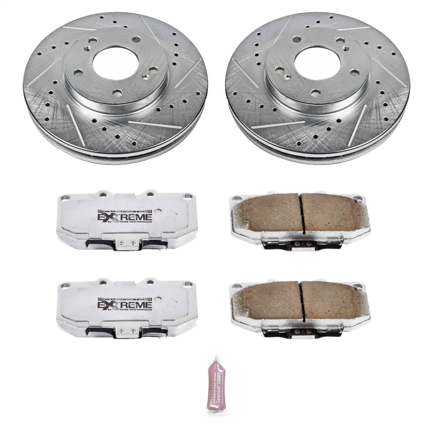Power Stop - K3100-26 - Front - Disc Brake Pad and Rotor Kit