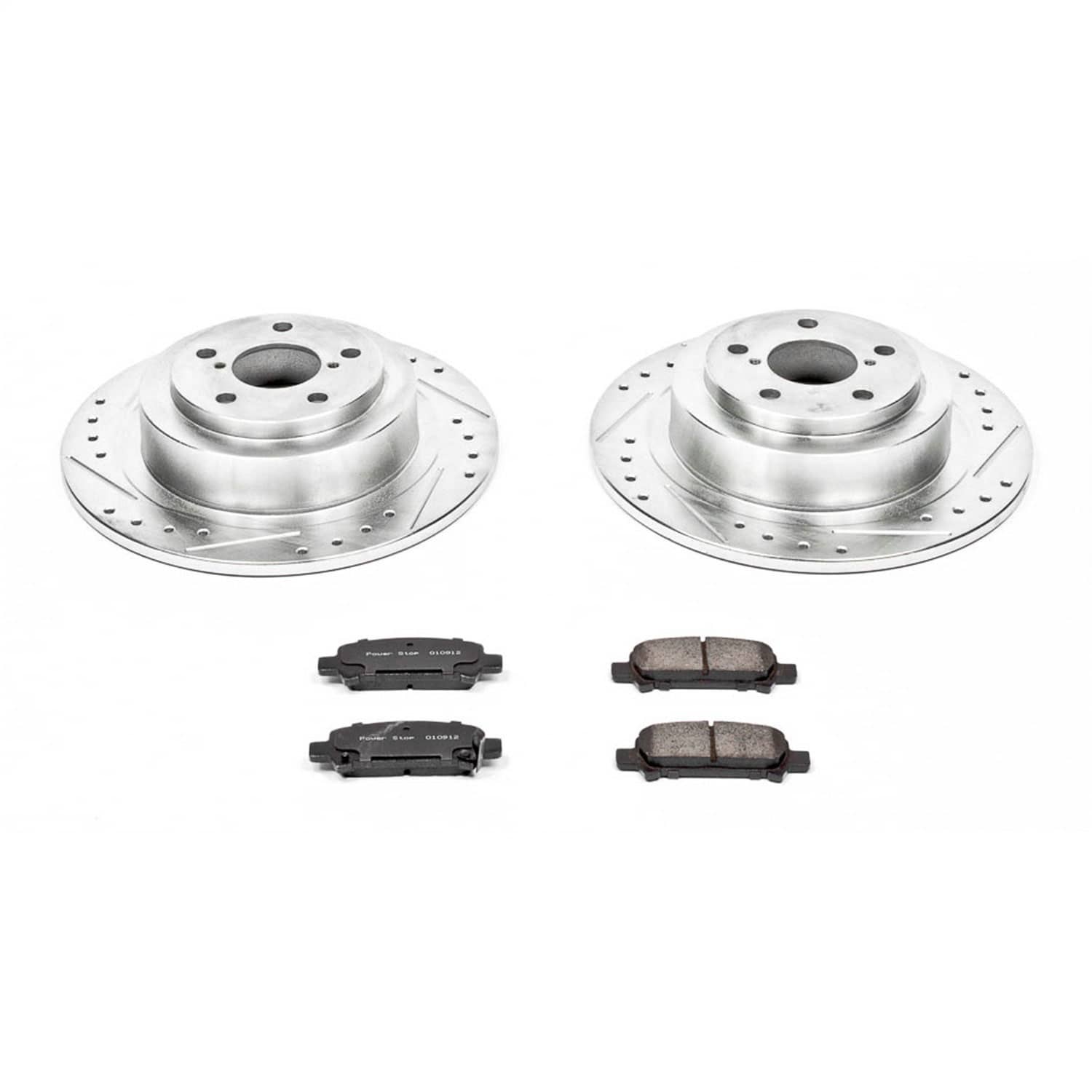 Power Stop - K3124 - Rear - Disc Brake Pad and Rotor Kit
