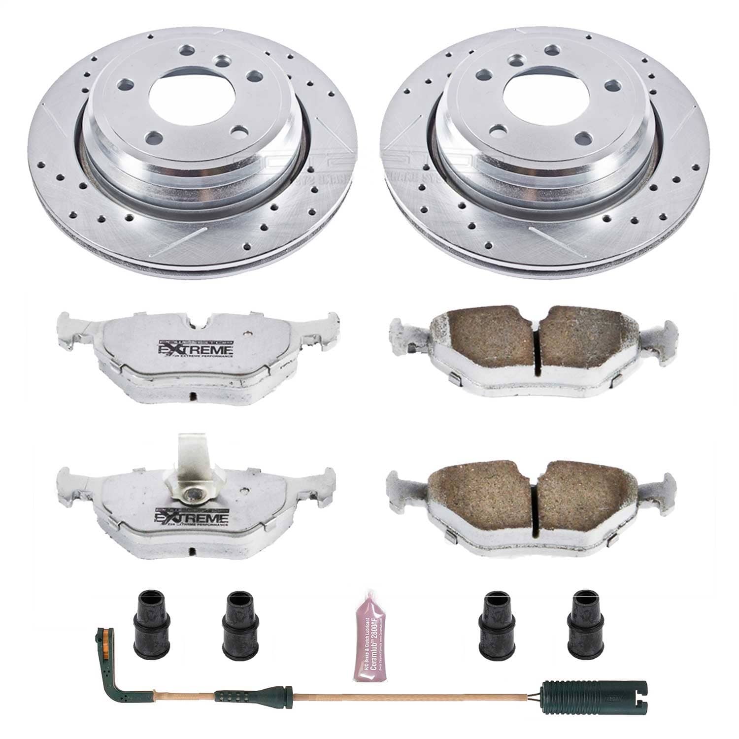 Power Stop - K3125-26 - Rear - Disc Brake Pad and Rotor Kit