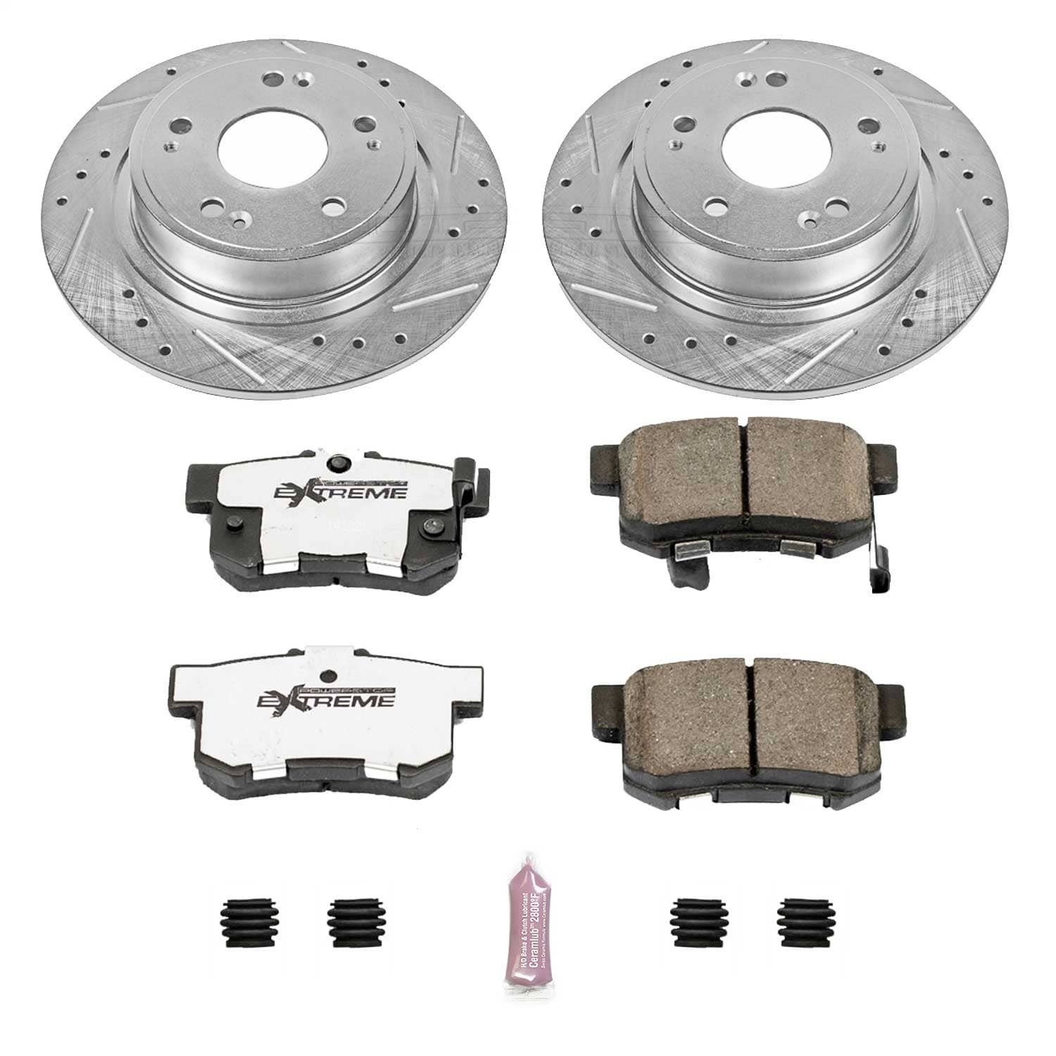 Power Stop - K3128-26 - Rear - Disc Brake Pad and Rotor Kit