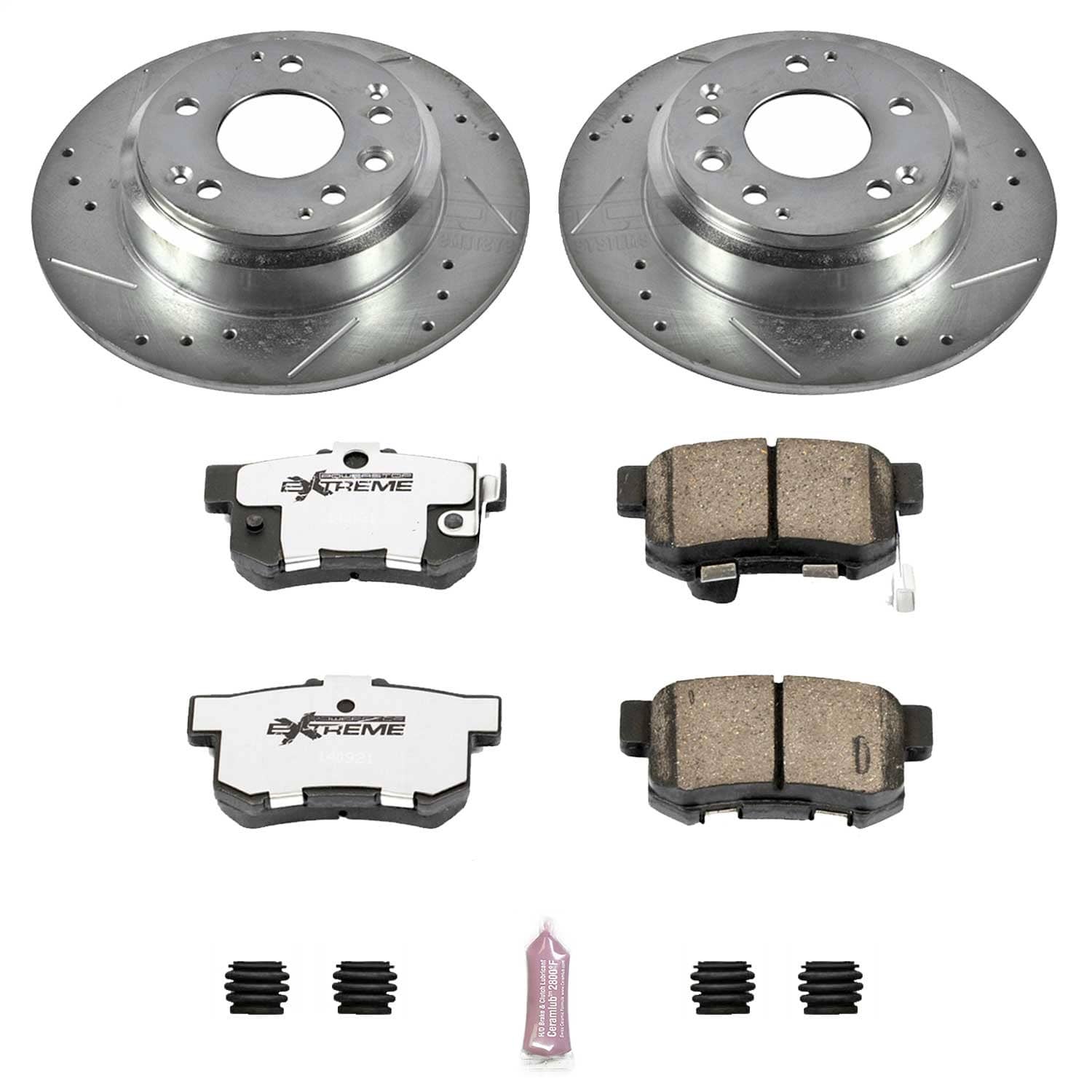 Power Stop - K3153-26 - Rear - Disc Brake Pad and Rotor Kit