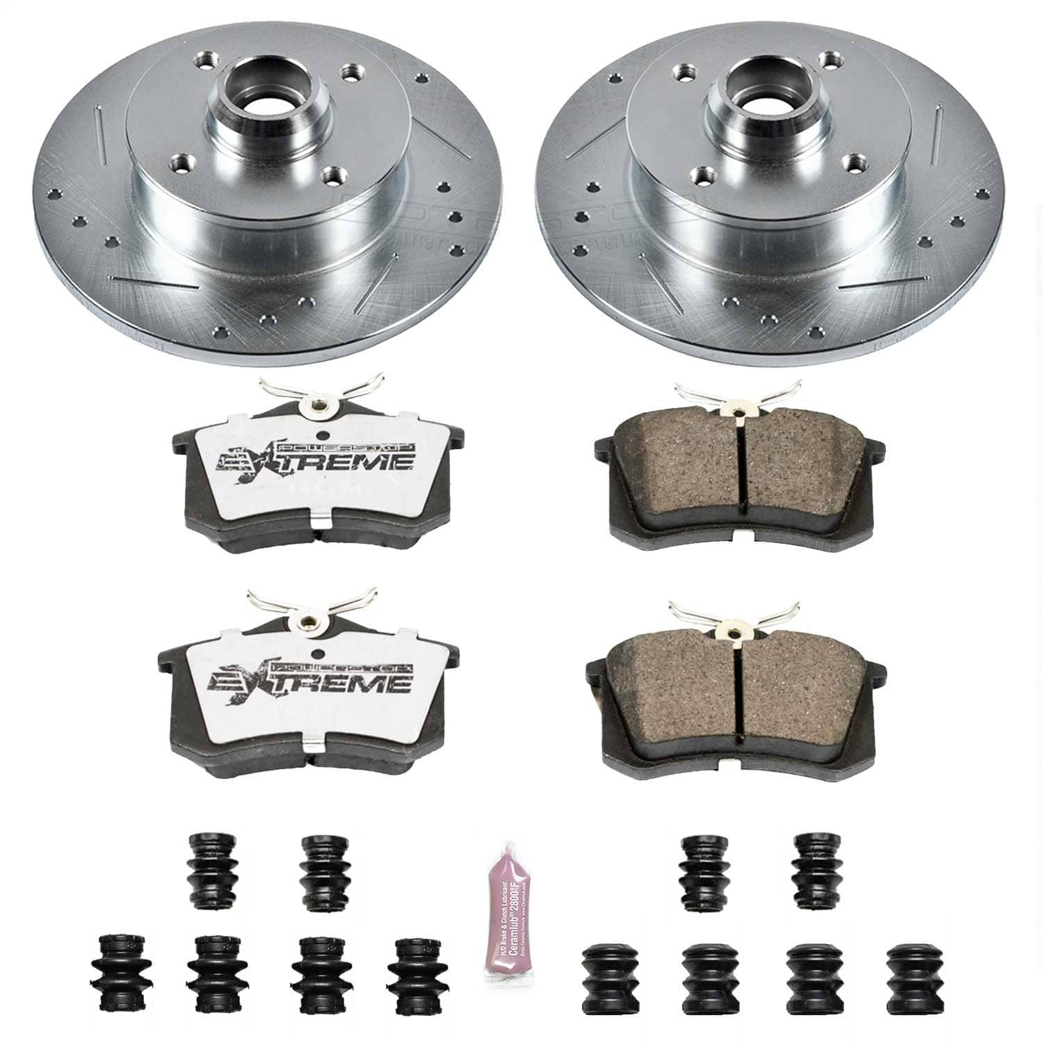 Power Stop - K370-26 - Rear - Disc Brake Pad and Rotor Kit