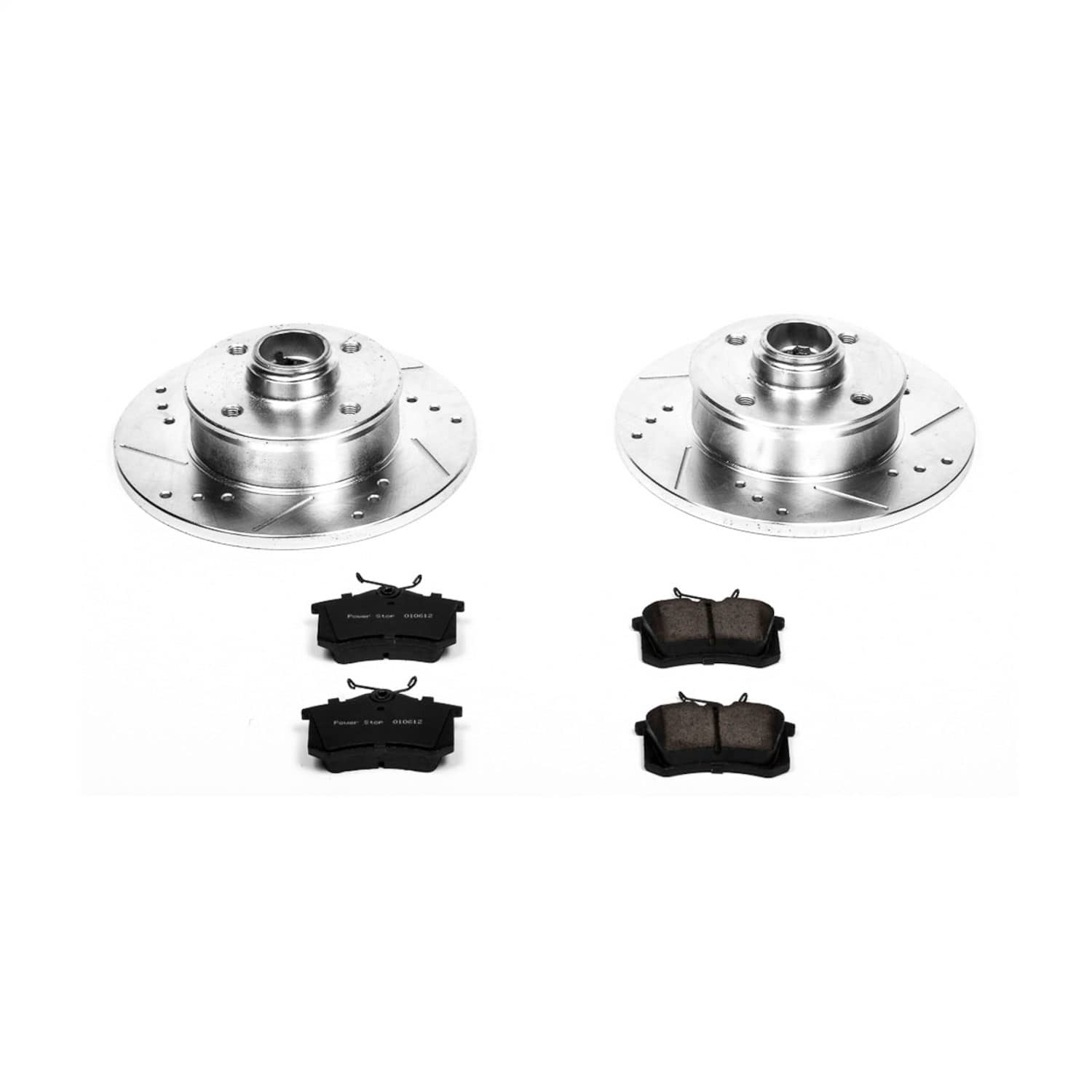 Power Stop - K370 - Rear - Disc Brake Pad and Rotor Kit