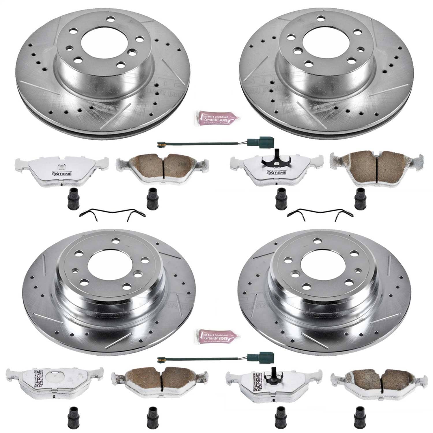 Power Stop - K392-26 - Front and Rear - Disc Brake Pad and Rotor Kit