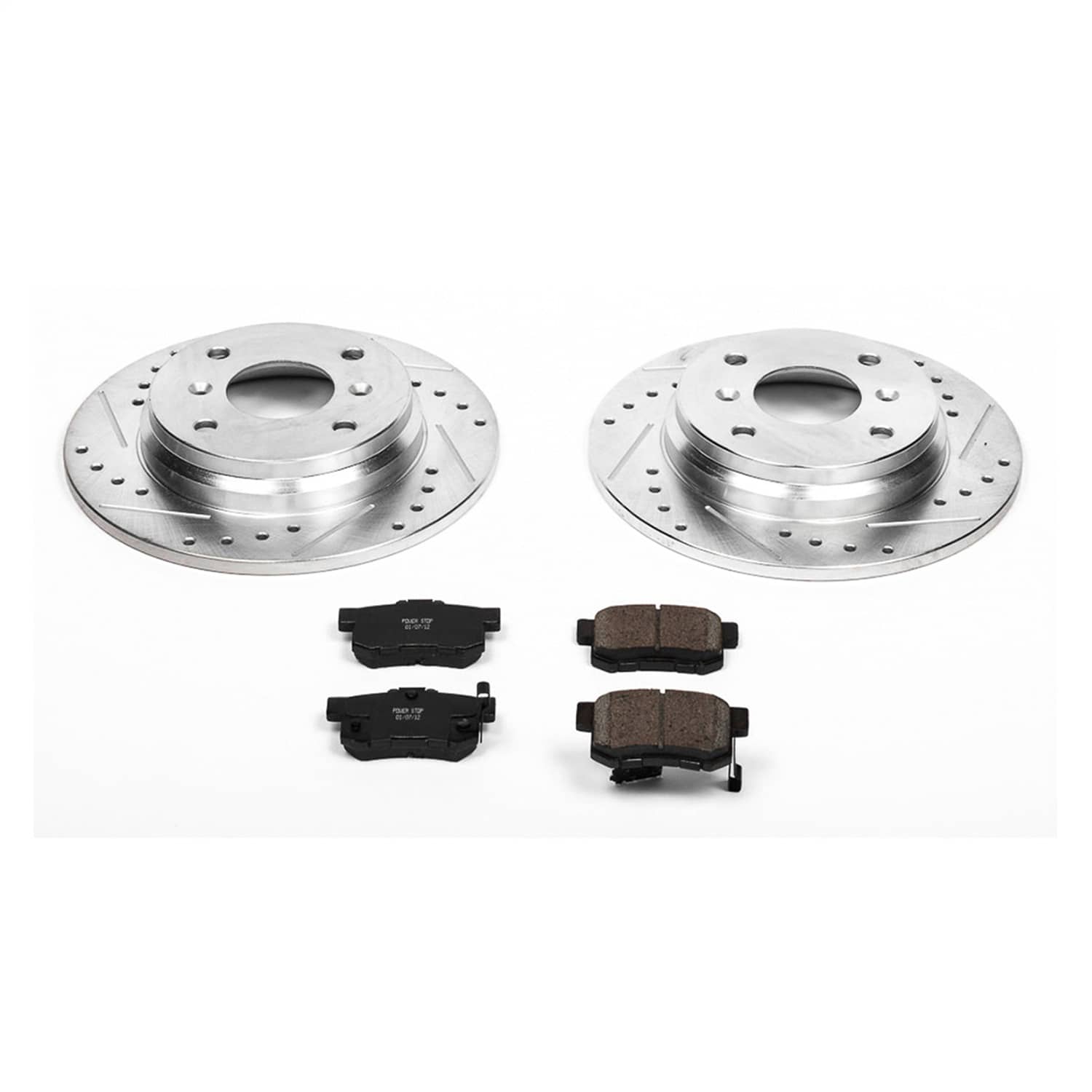 Power Stop - K407 - Rear - Disc Brake Pad and Rotor Kit