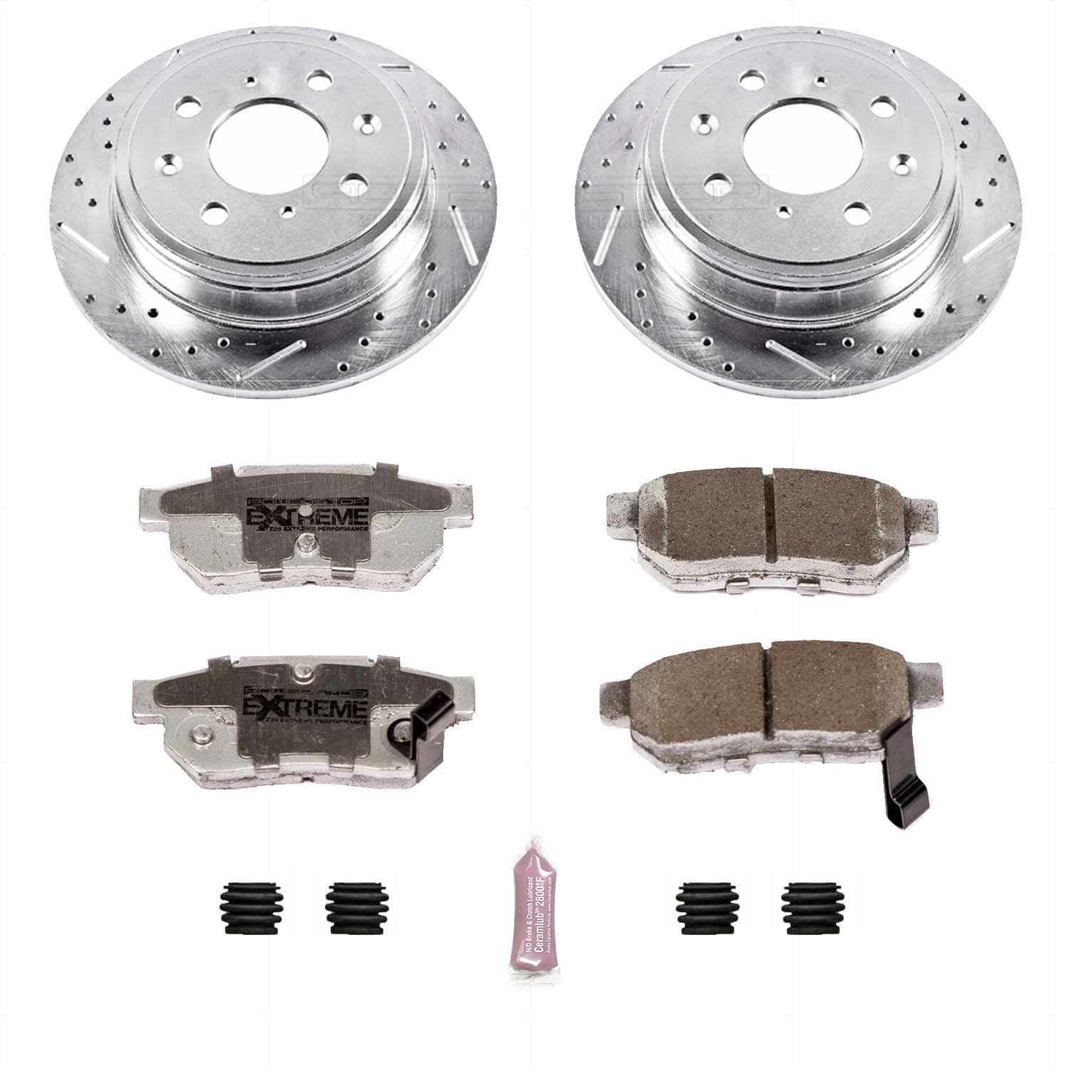 Power Stop - K408-26 - Rear - Disc Brake Pad and Rotor Kit