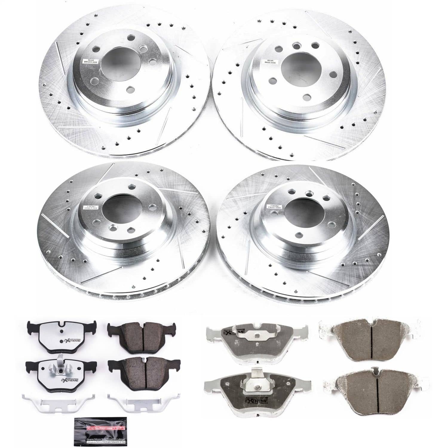 Power Stop - K4094-26 - Front and Rear - Disc Brake Pad and Rotor Kit