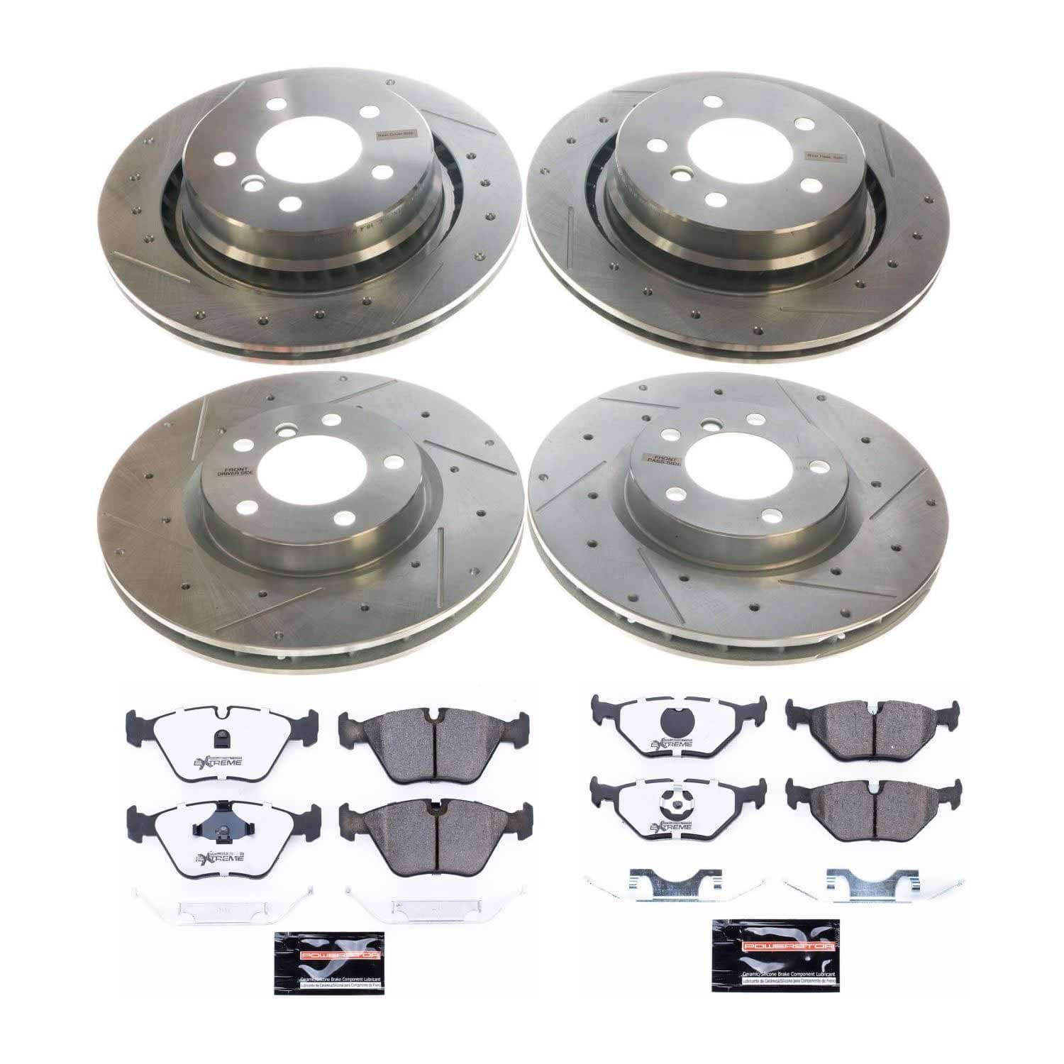 Power Stop - K4229-26 - Front and Rear - Disc Brake Pad and Rotor Kit