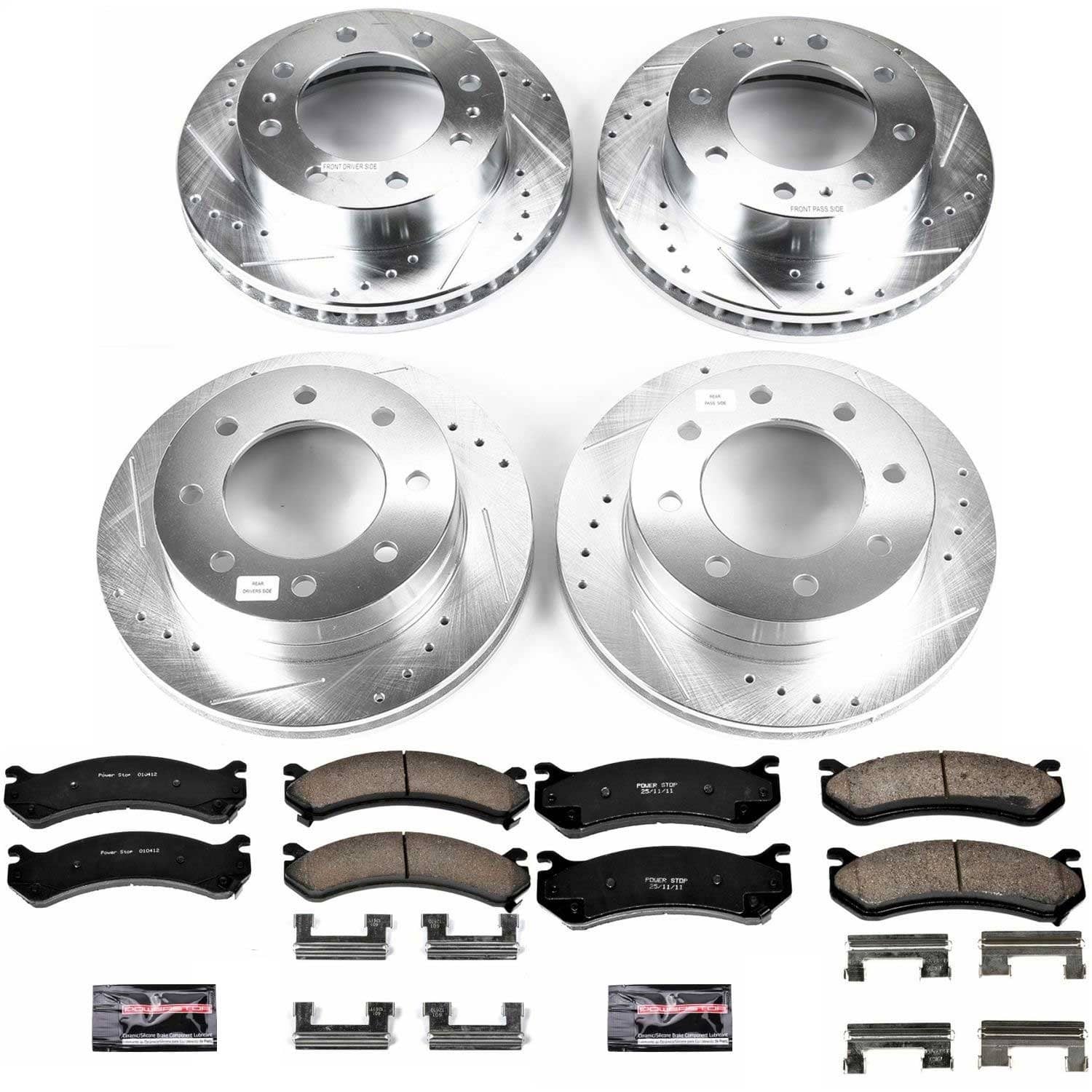 Power Stop - K4423 - Front and Rear - Disc Brake Pad and Rotor Kit
