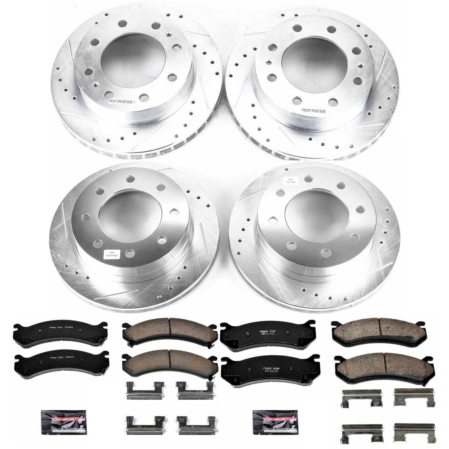 Power Stop - K4426 - Front and Rear - Disc Brake Pad and Rotor Kit