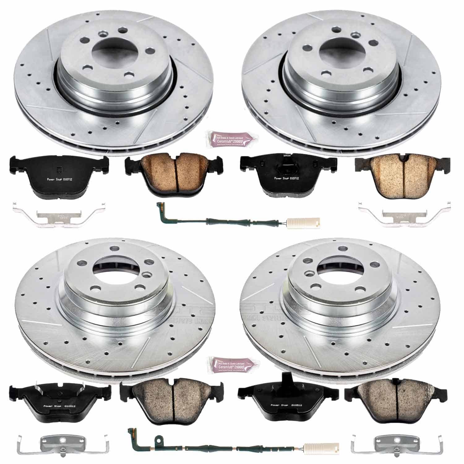 Power Stop - K4479 - Front and Rear - Disc Brake Pad and Rotor Kit