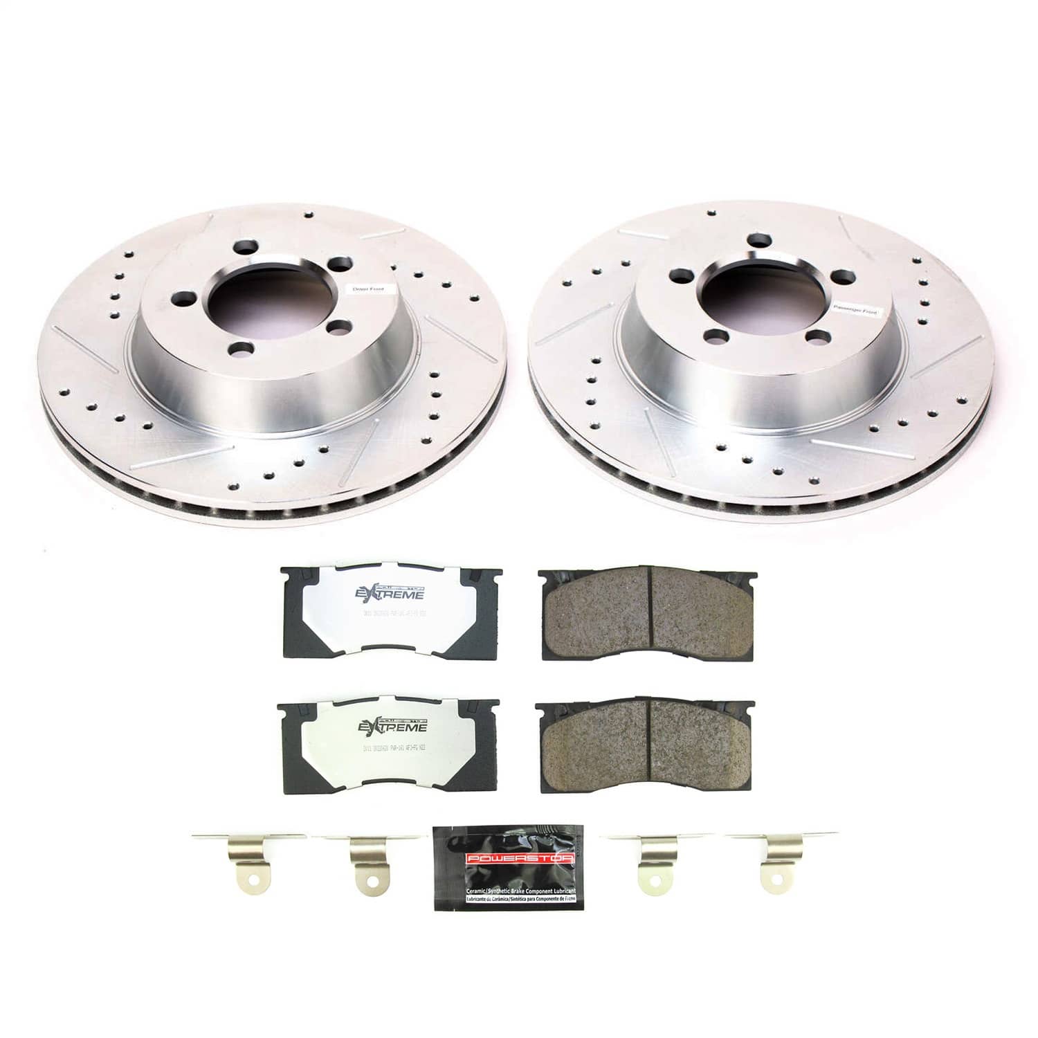 Power Stop - K4620-26 - Front - Disc Brake Pad and Rotor Kit