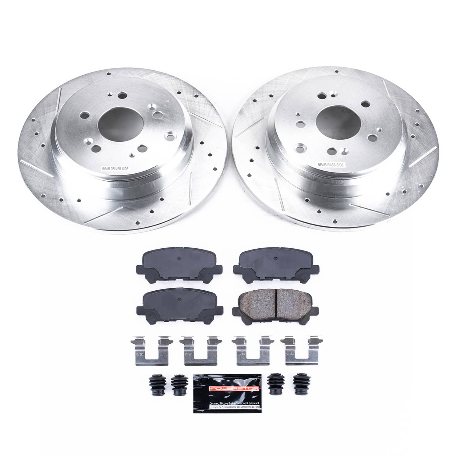 Power Stop - K4685 - Rear - Disc Brake Pad and Rotor Kit