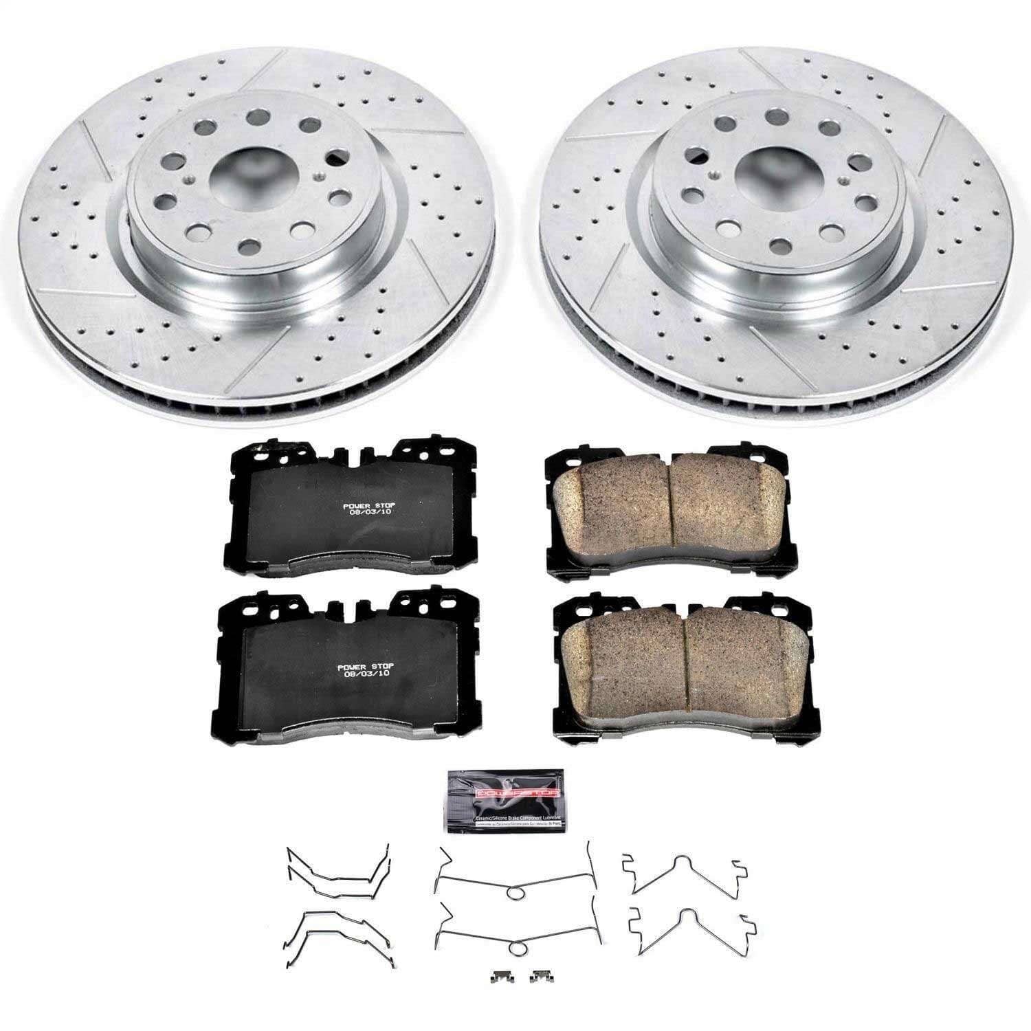 Power Stop - K4686 - Front - Disc Brake Pad and Rotor Kit