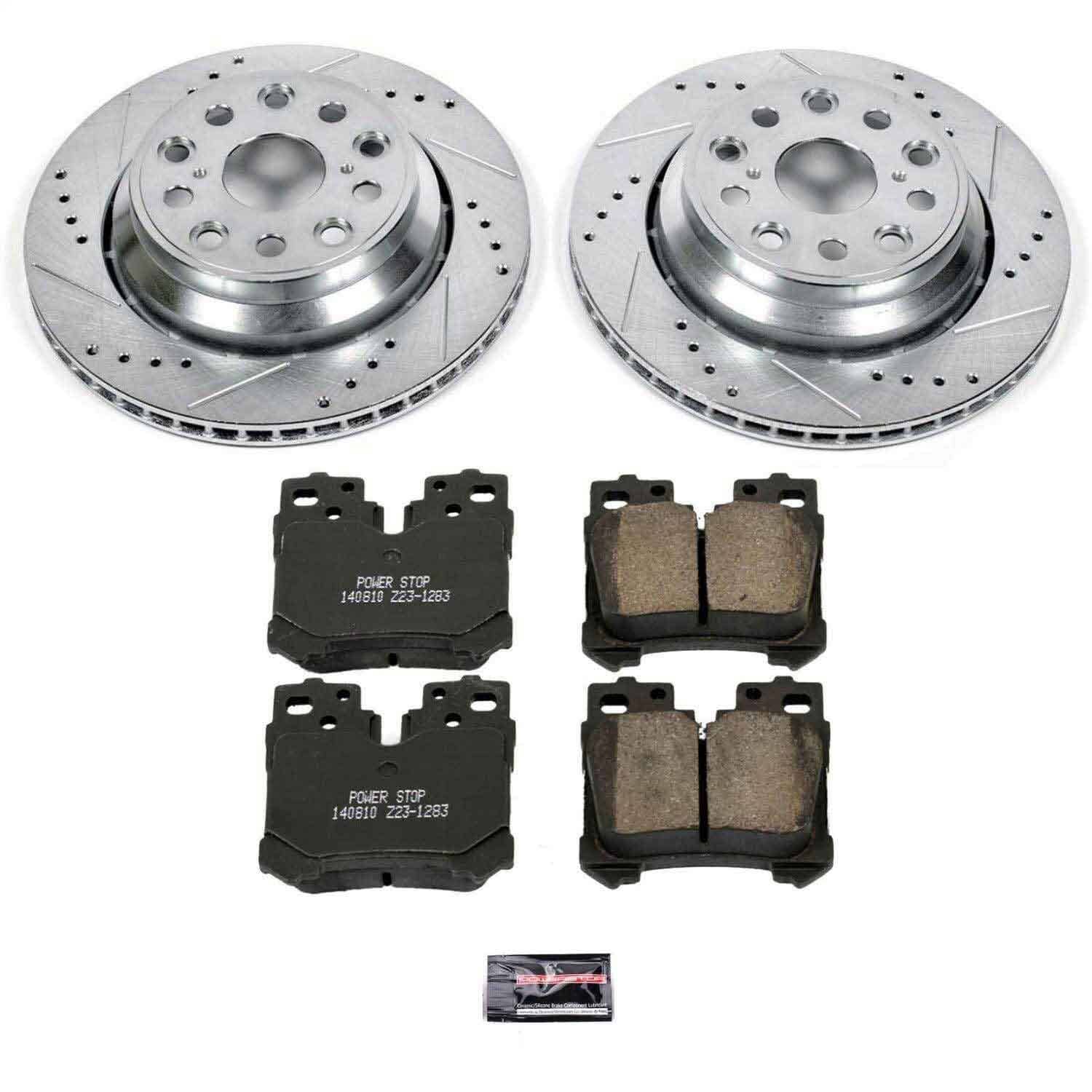 Power Stop - K4689 - Rear - Disc Brake Pad and Rotor Kit