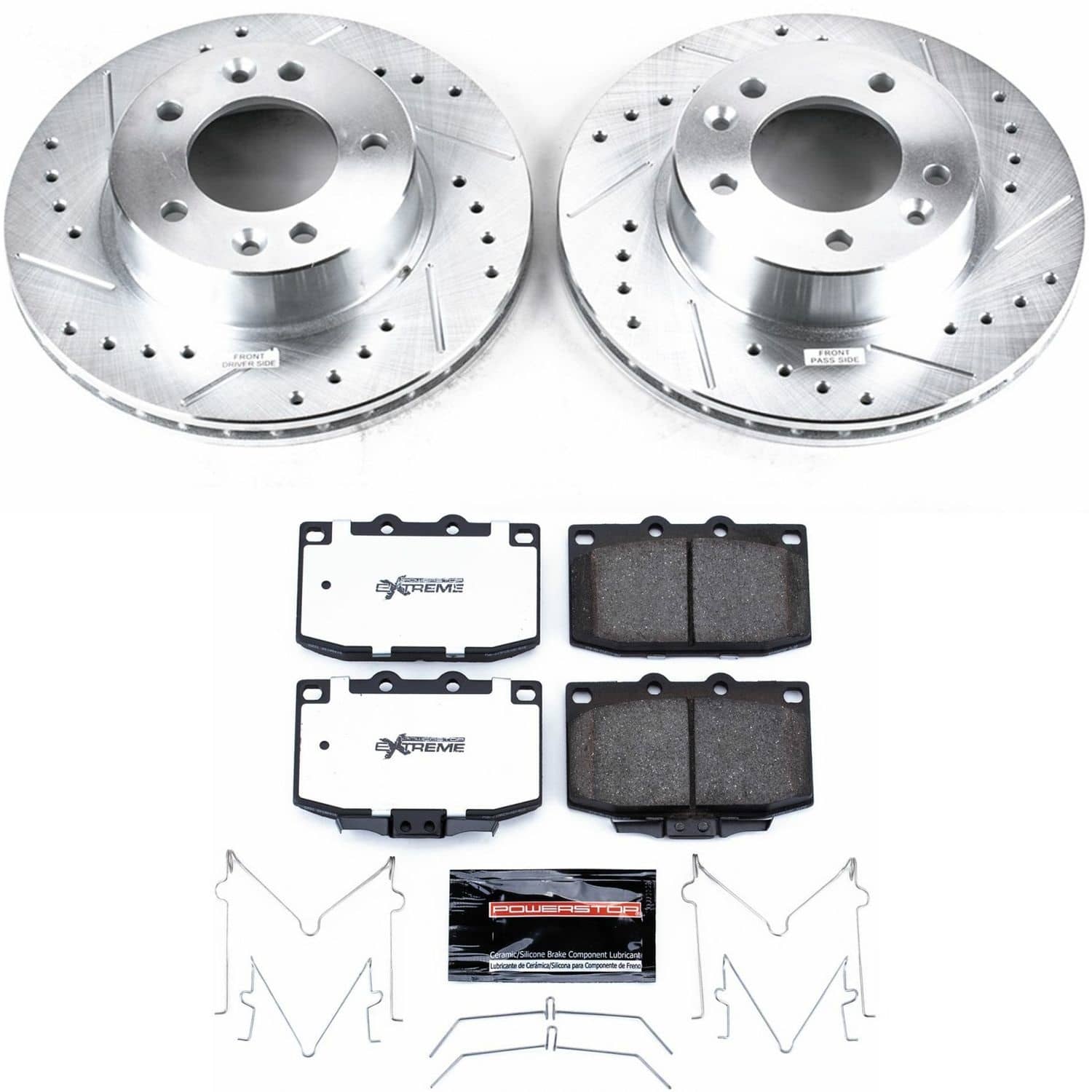 Power Stop - K470-26 - Front - Disc Brake Pad and Rotor Kit