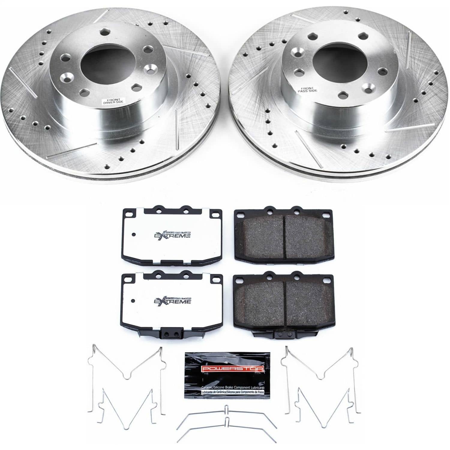 Power Stop - K4833-26 - Front - Disc Brake Pad and Rotor Kit