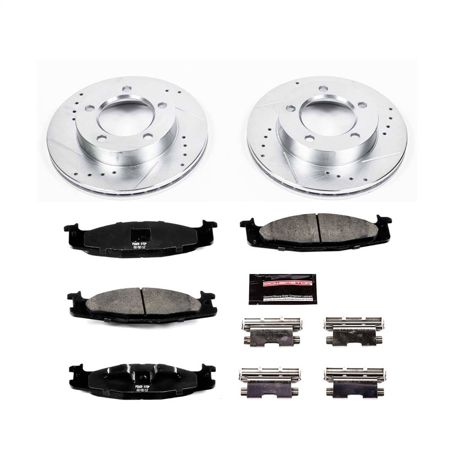 Power Stop - K5067 - Front - Disc Brake Pad and Rotor Kit