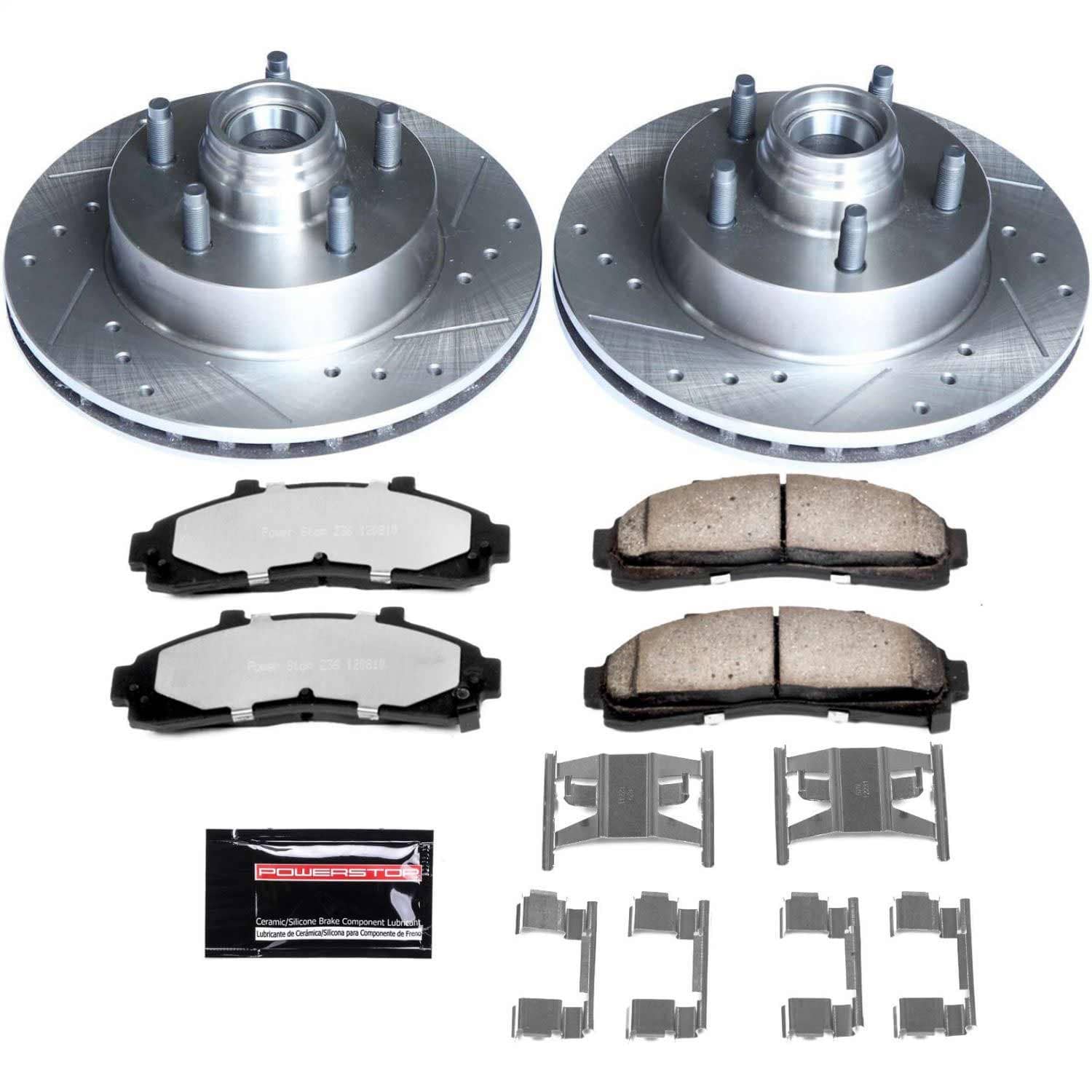 Power Stop - K5083-36 - Front - Disc Brake Pad and Rotor Kit