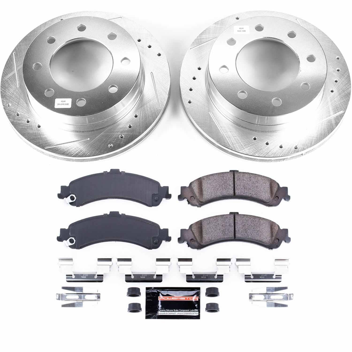 Power Stop - K5225 - Rear - Disc Brake Pad and Rotor Kit