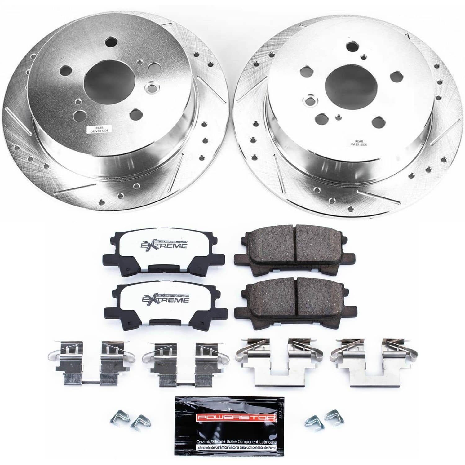 Power Stop - K5333-36 - Rear - Disc Brake Pad and Rotor Kit