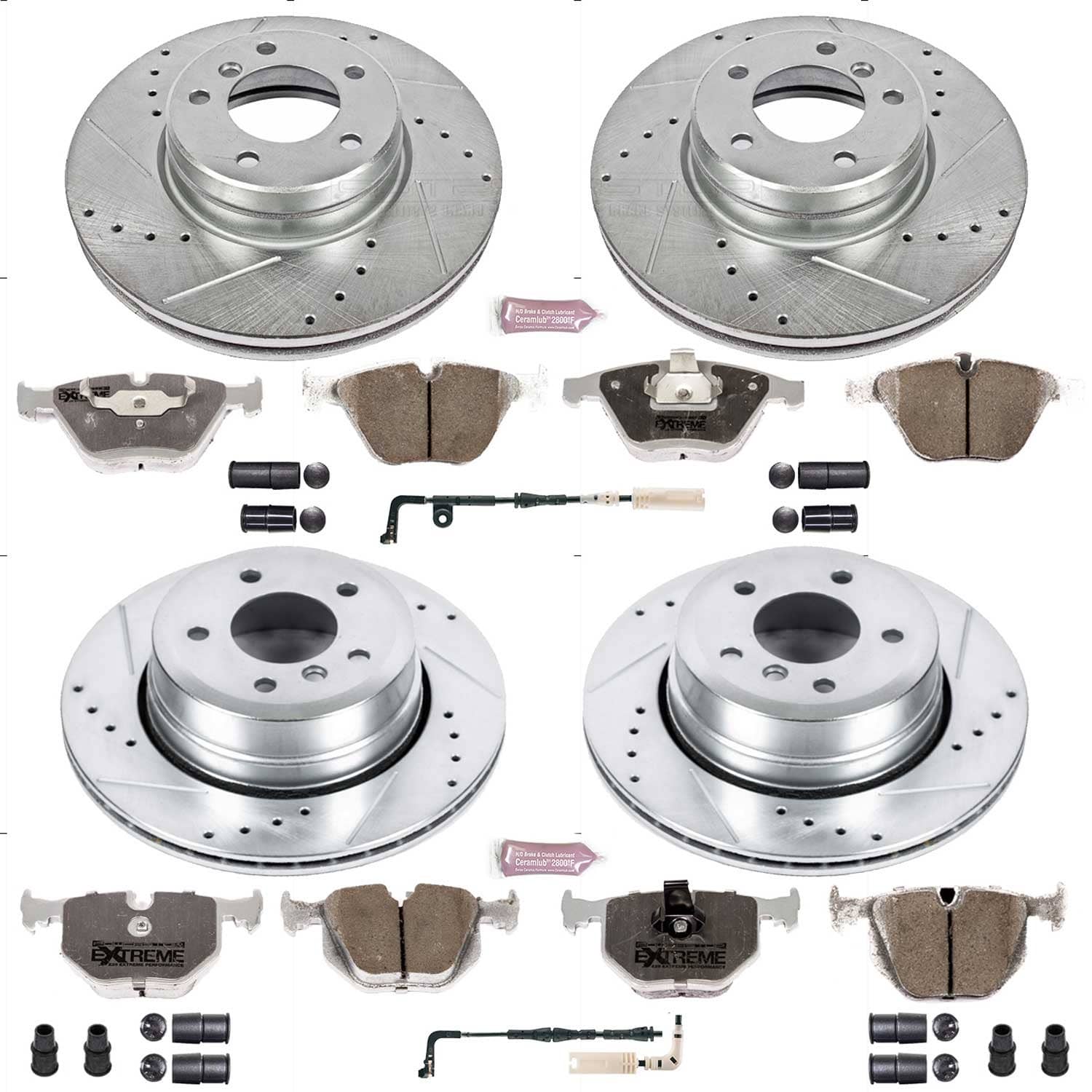 Power Stop - K5439-26 - Front and Rear - Disc Brake Pad and Rotor Kit