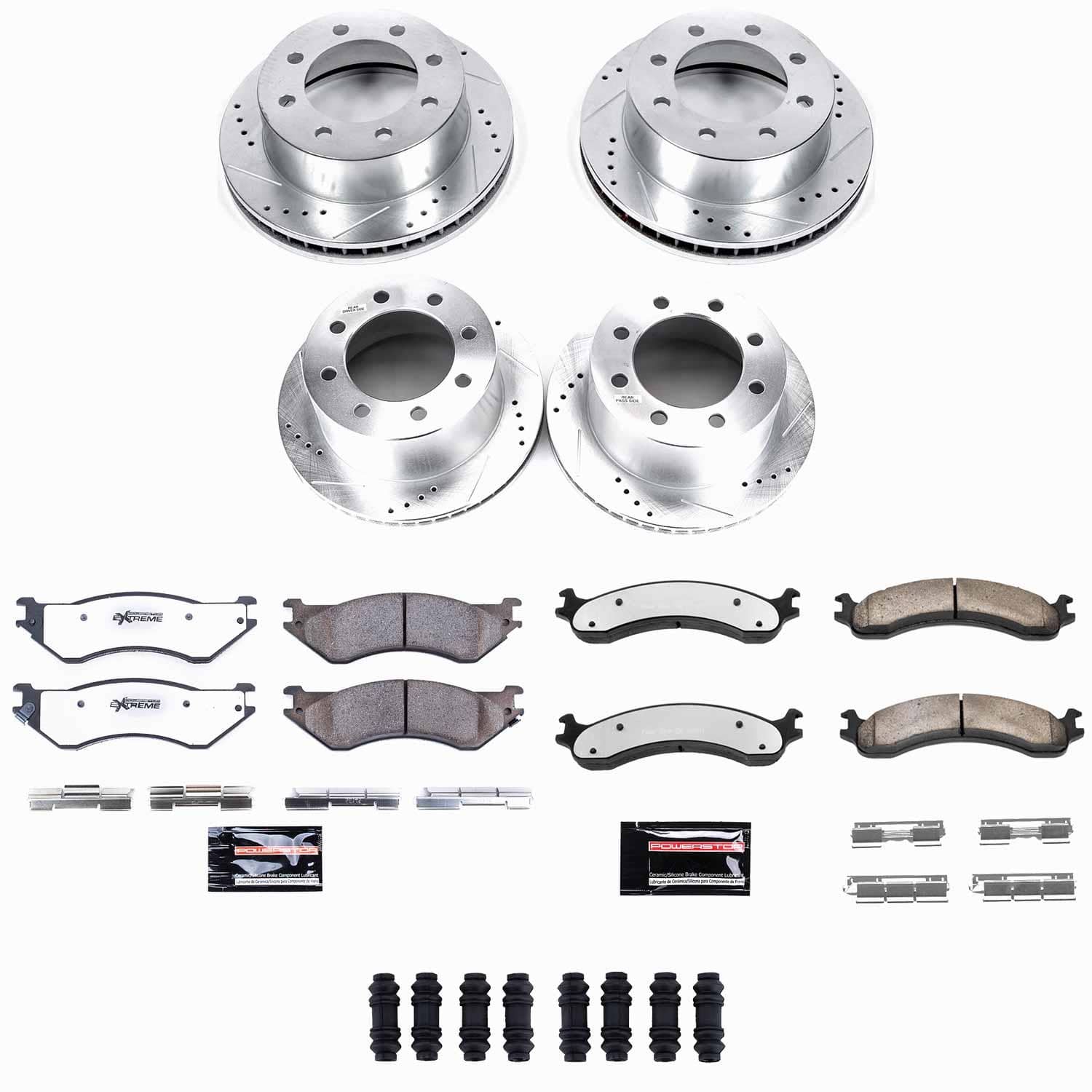 Power Stop - K5466-36 - Front and Rear - Disc Brake Pad and Rotor Kit