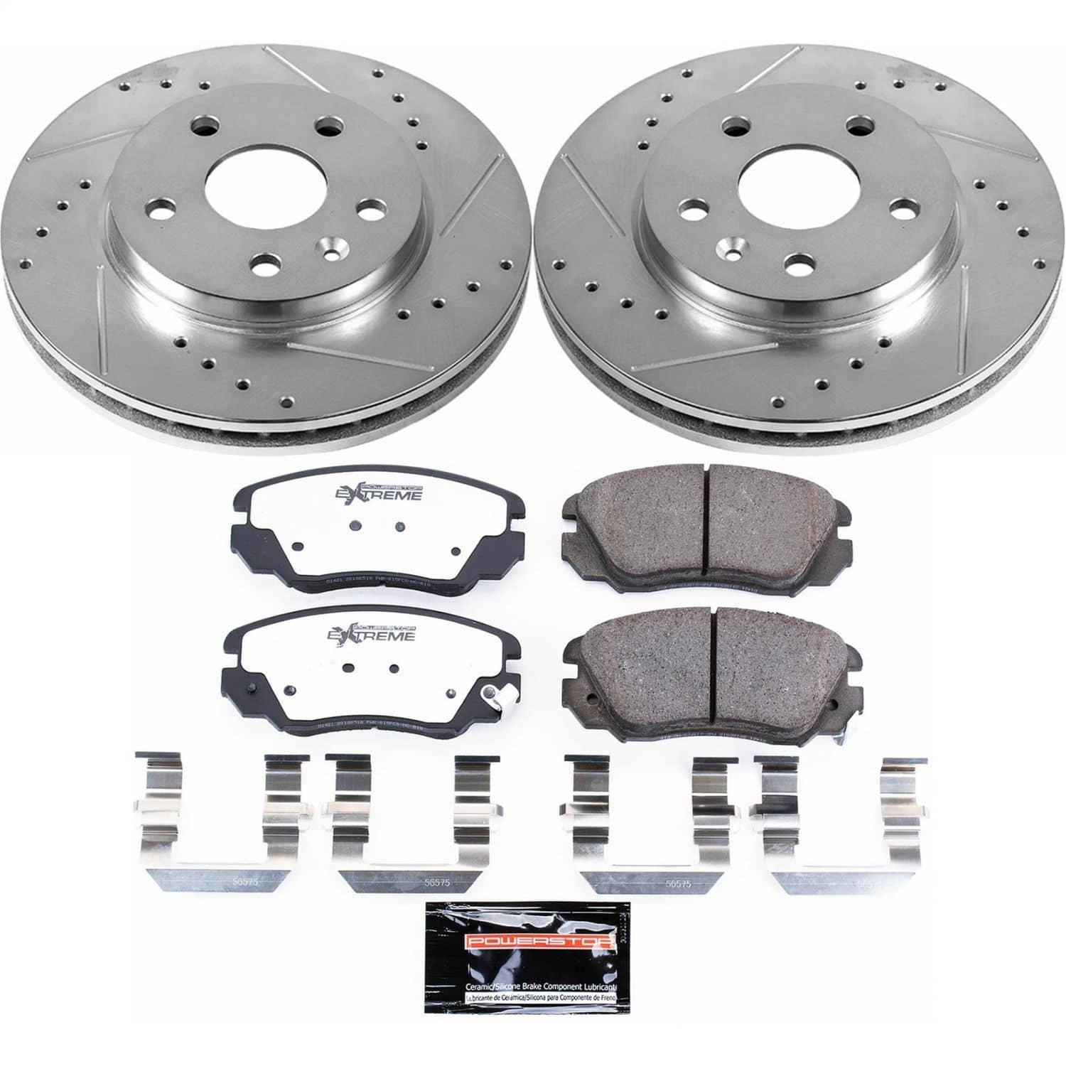 Power Stop - K5522-26 - Front - Disc Brake Pad and Rotor Kit