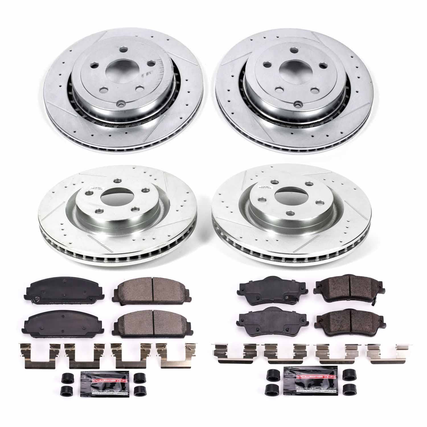 Power Stop - K5530 - Front and Rear - Disc Brake Pad and Rotor Kit