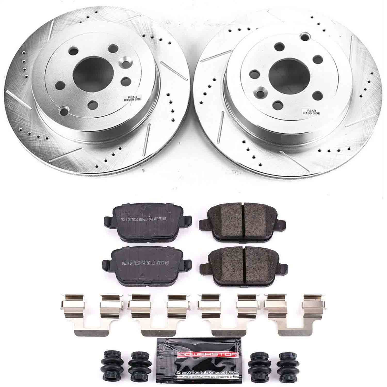 Power Stop - K5653 - Rear - Disc Brake Pad and Rotor Kit