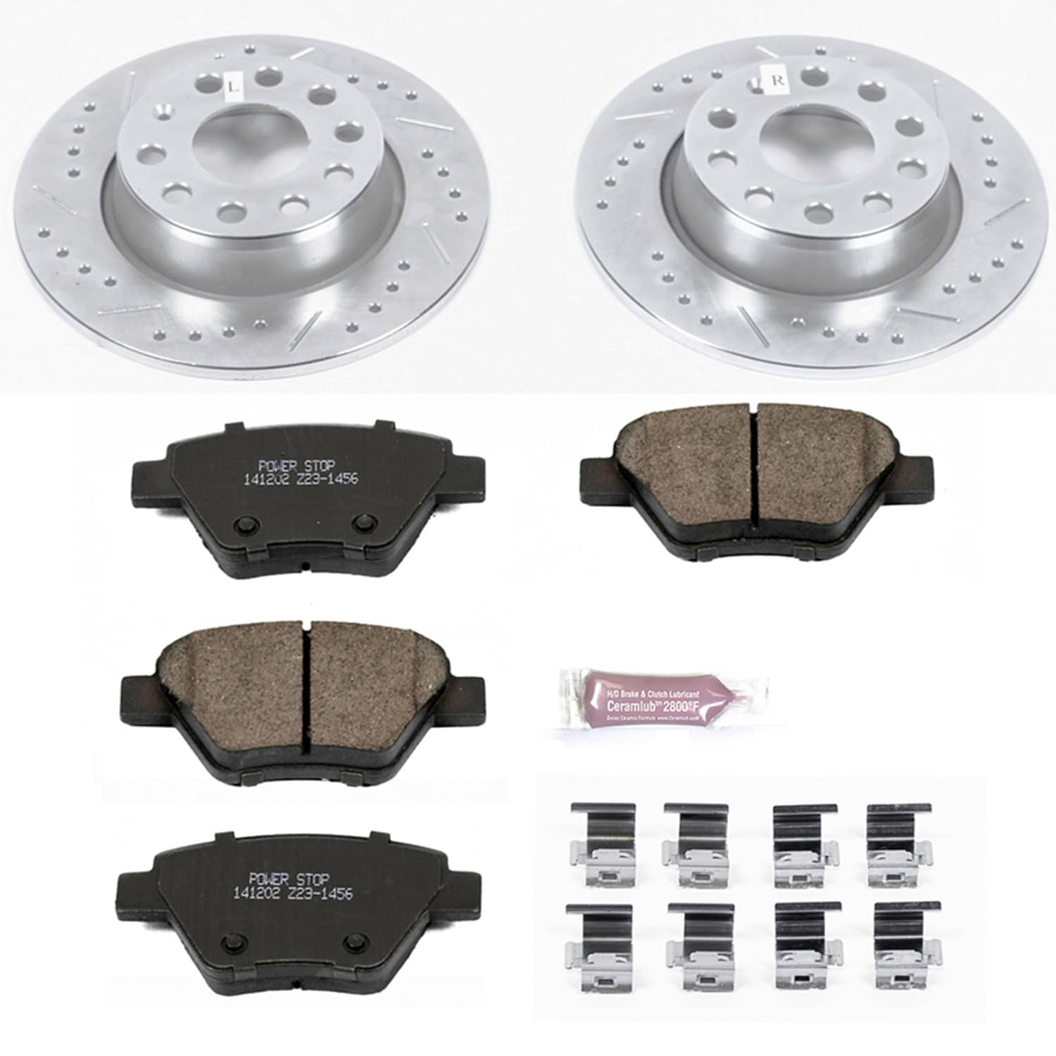 Power Stop - K5667 - Rear - Disc Brake Pad and Rotor Kit