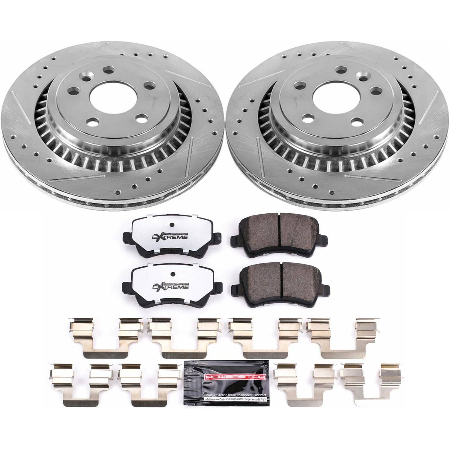 Power Stop - K5705-36 - Rear - Disc Brake Pad and Rotor Kit