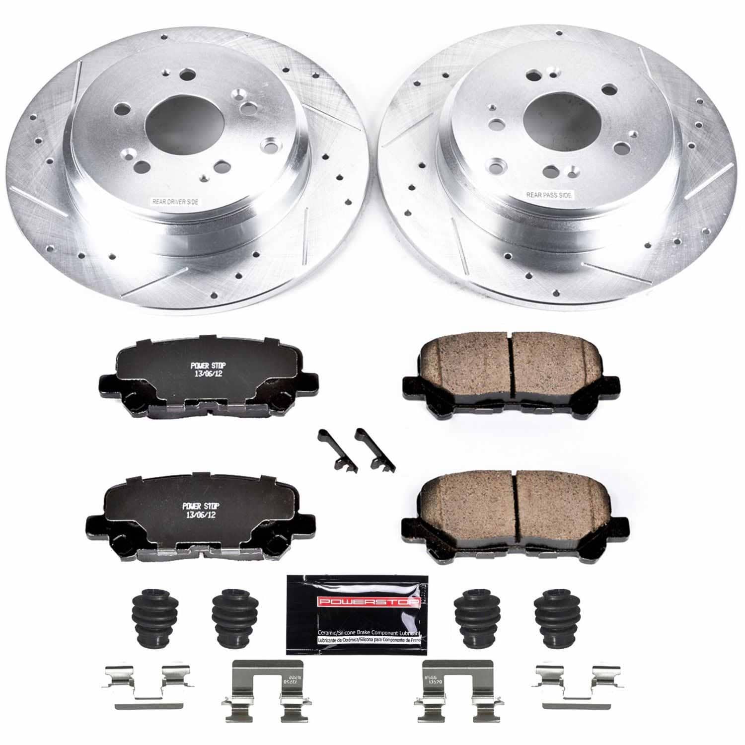 Power Stop - K5839 - Rear - Disc Brake Pad and Rotor Kit
