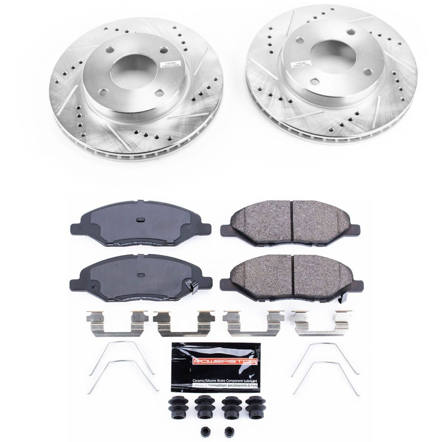 Power Stop - K5862 - Front - Disc Brake Pad and Rotor Kit