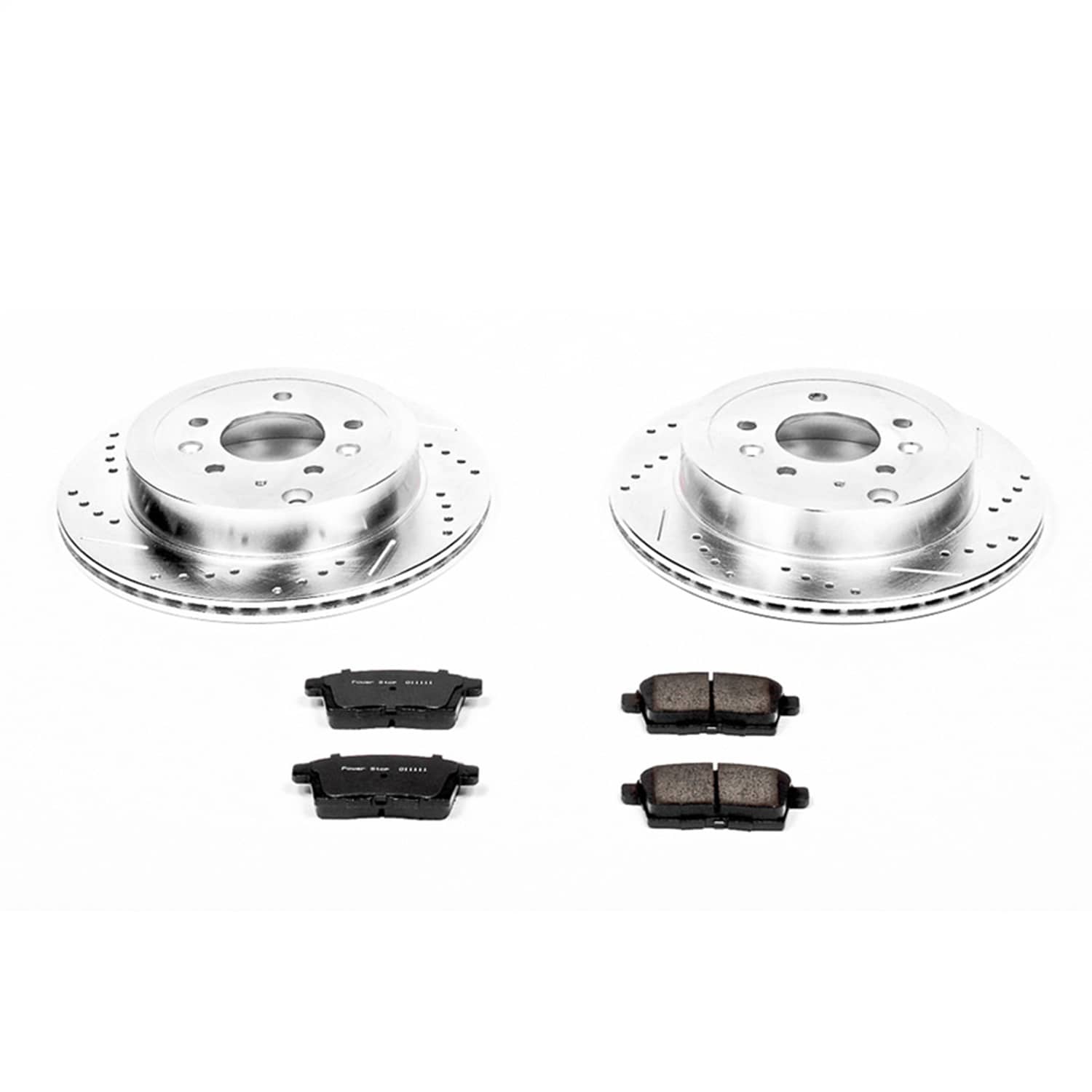 Power Stop - K5876 - Rear - Disc Brake Pad and Rotor Kit