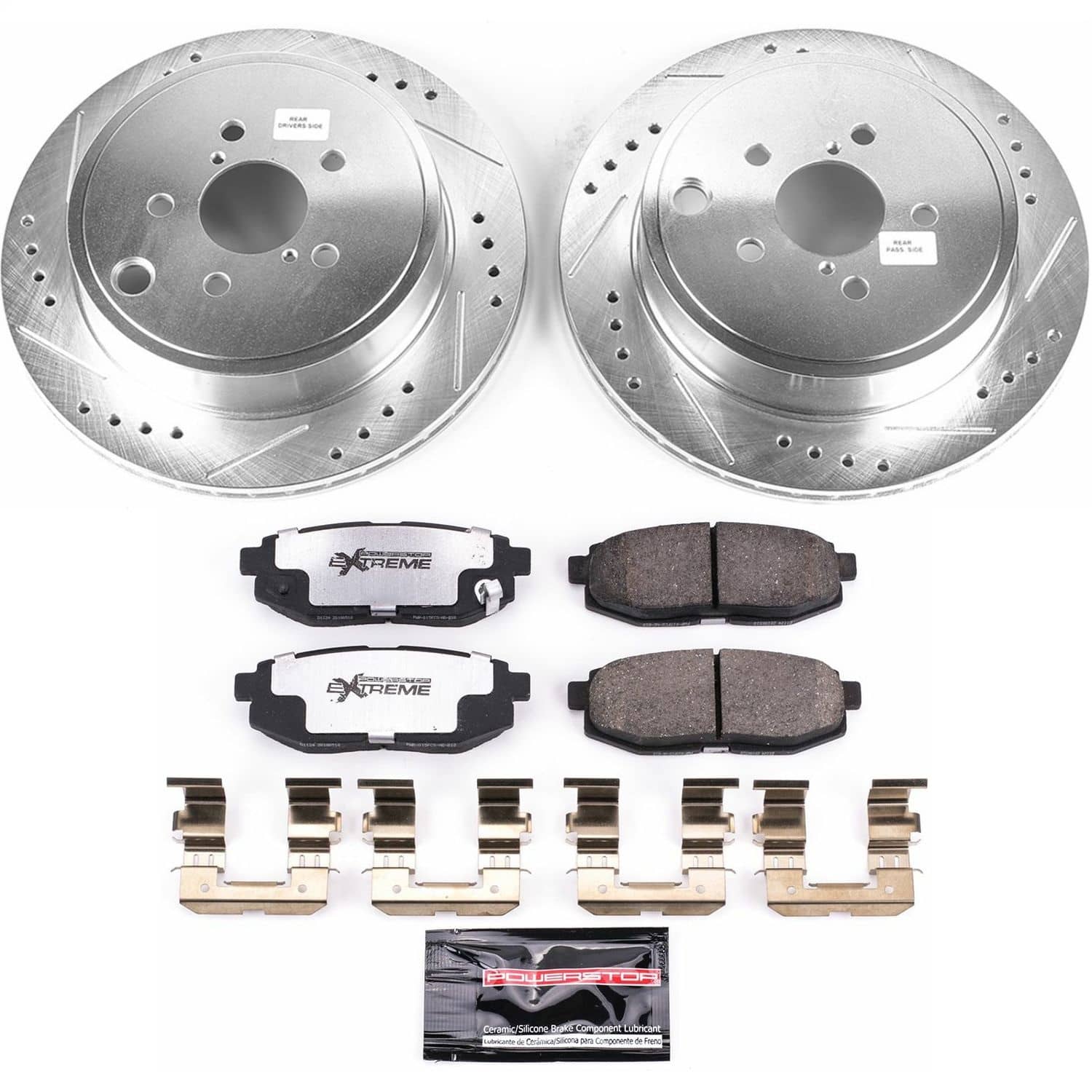 Power Stop - K5883-26 - Rear - Disc Brake Pad and Rotor Kit