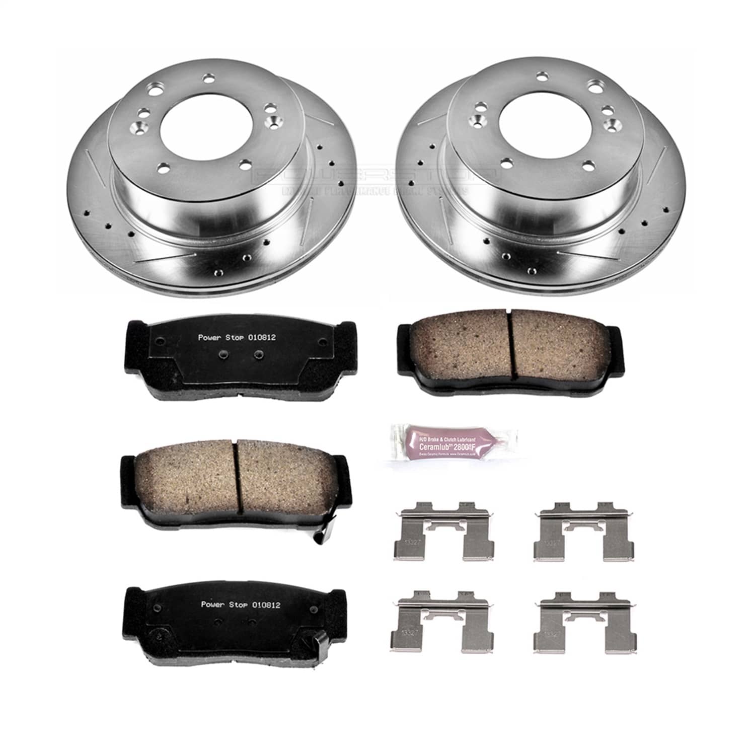 Power Stop - K5901 - Rear - Disc Brake Pad and Rotor Kit