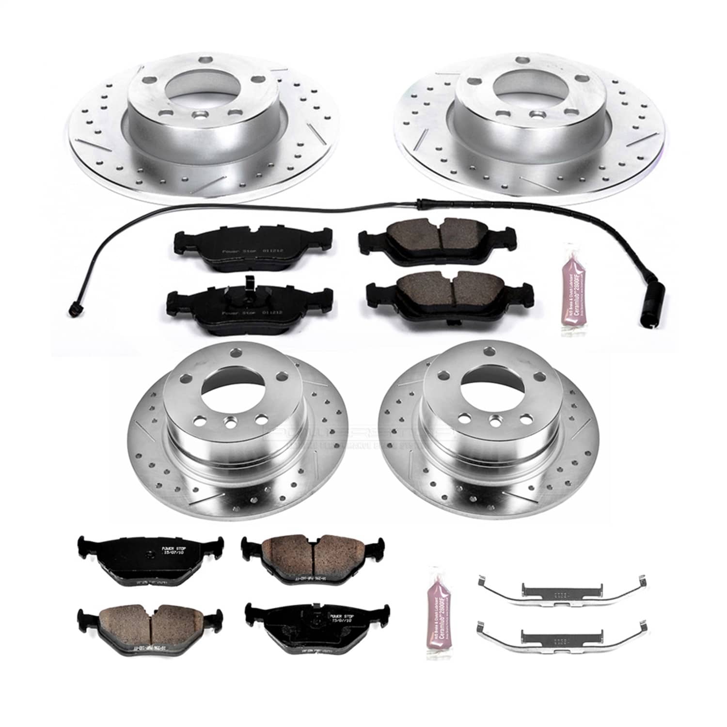 Power Stop - K591 - Front and Rear - Disc Brake Pad and Rotor Kit